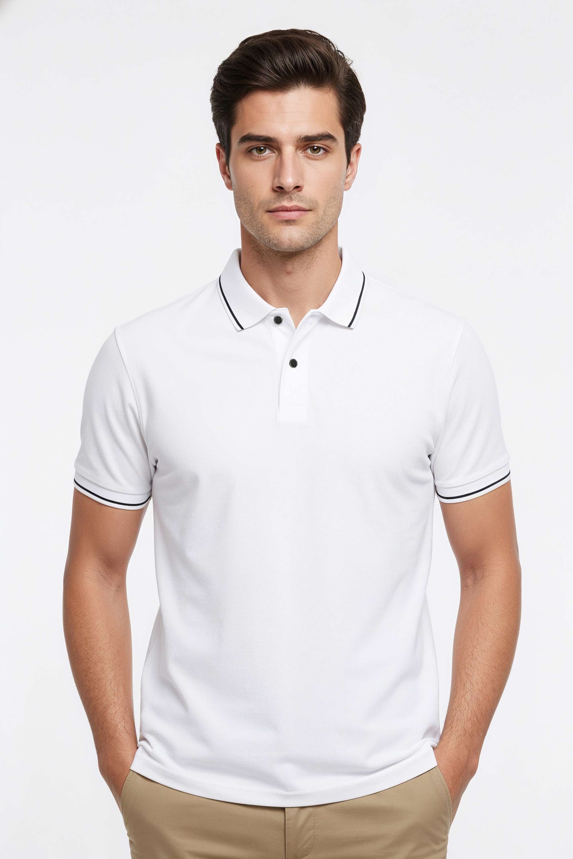 Textured-Cotton-Slim-Fit-Men-s-T-Shirt