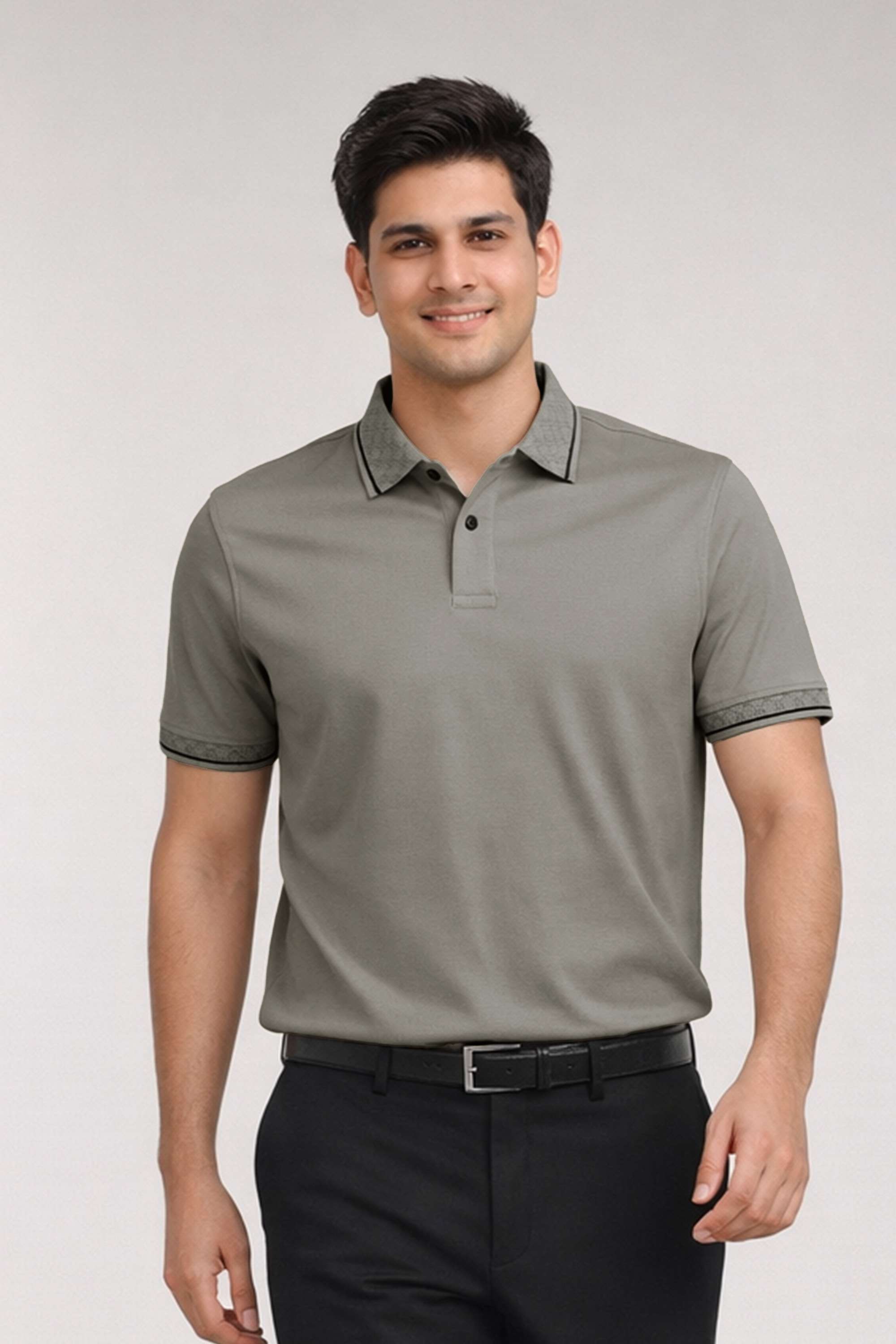 Solid-Cotton-Slim-Fit-Men-s-T-Shirt