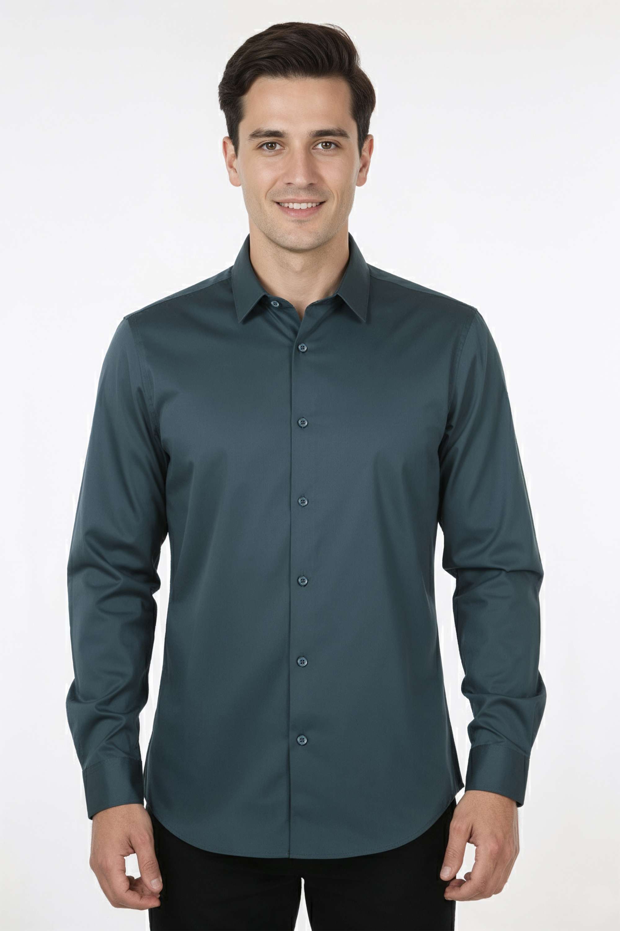 Solid-Cotton-Regular-Fit-Men-s-Formal-Wear-Shirt