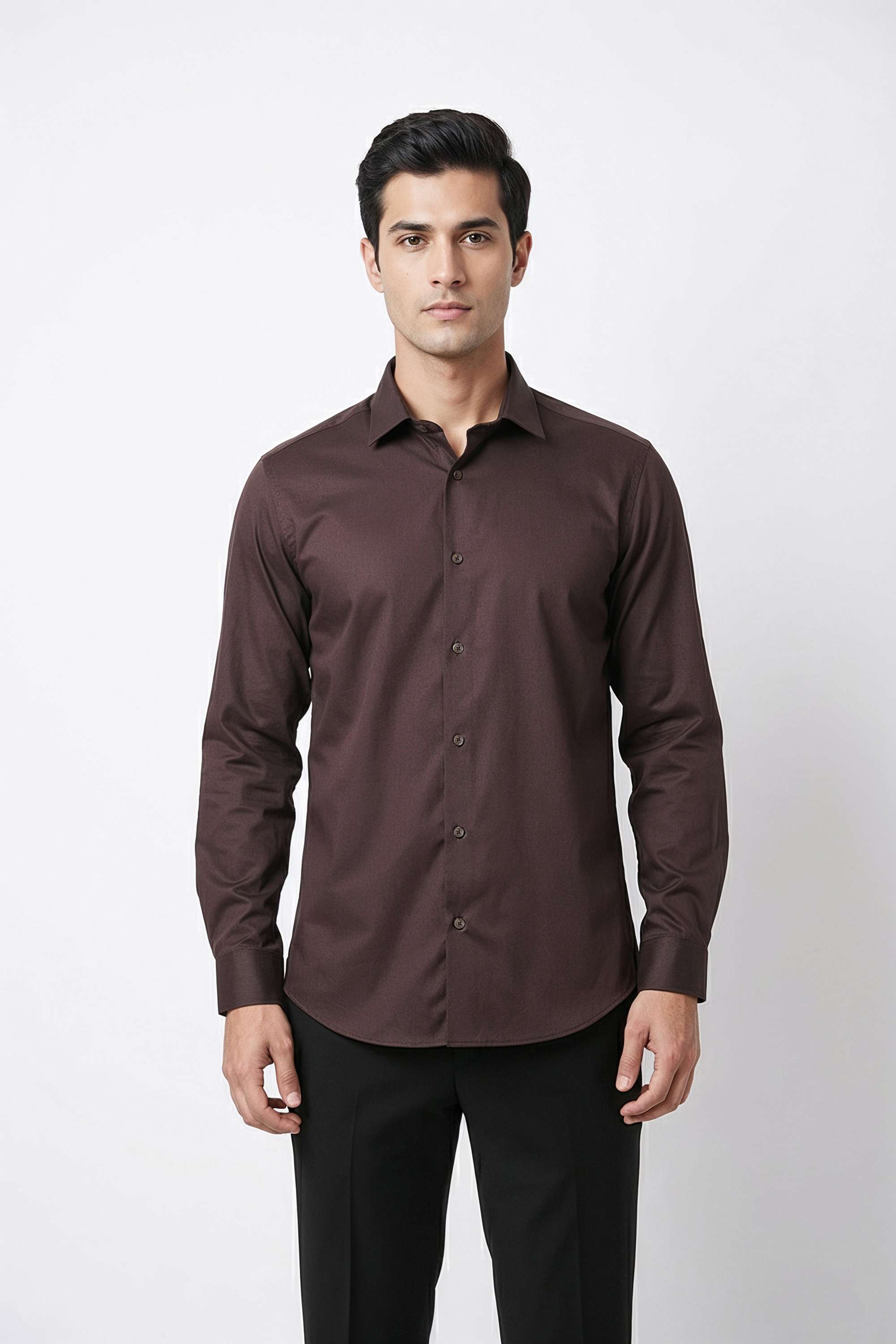 Solid-Cotton-Regular-Fit-Men-s-Formal-Wear-Shirt
