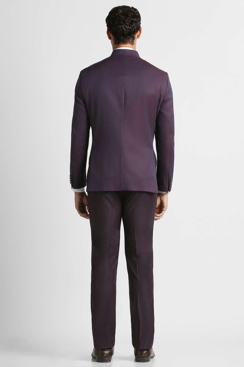 Jacquard-Polyester-Viscose-Slim-Fit-Men-s-Formal-Wear-Suit