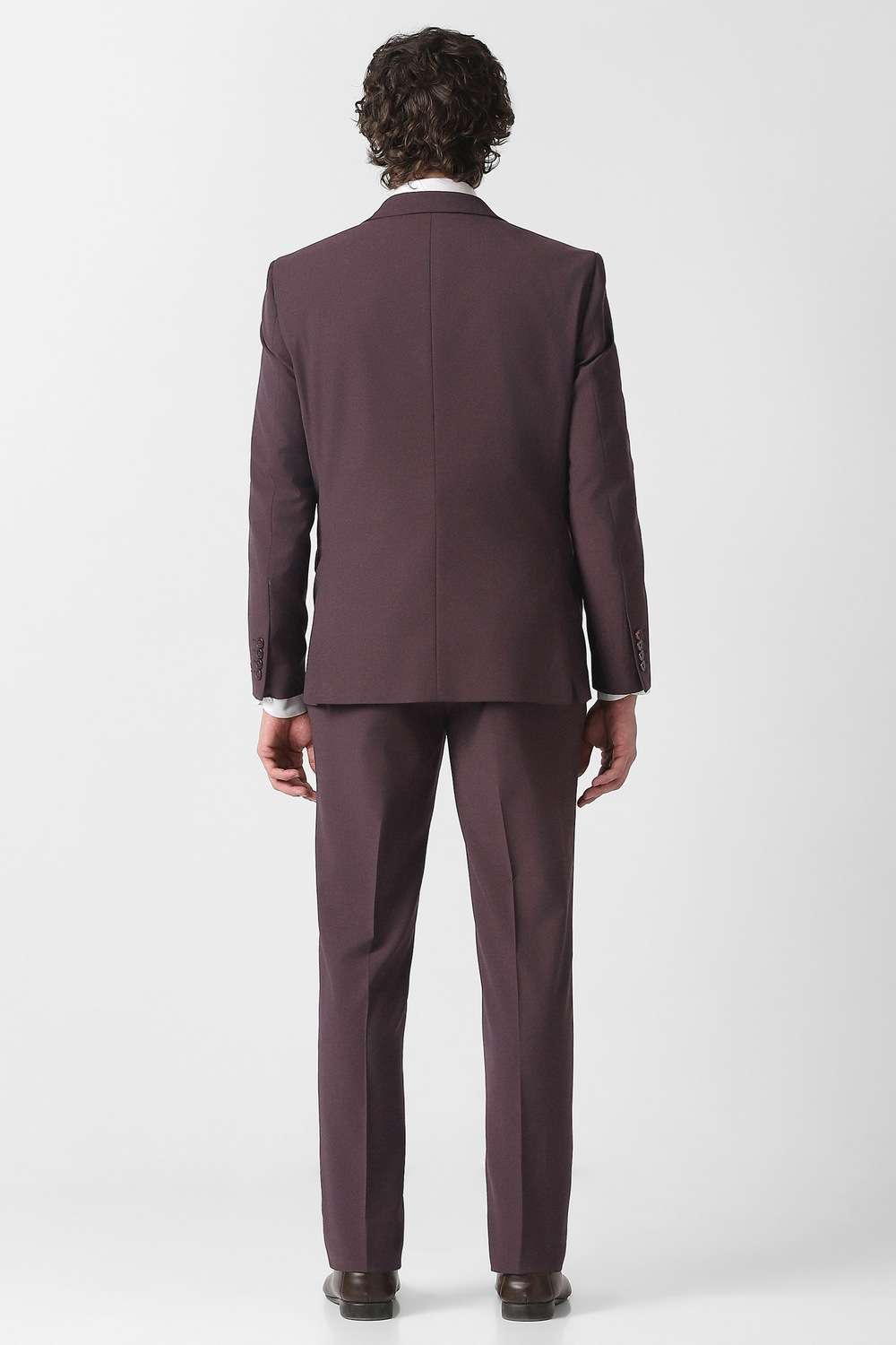 Textured-Polyester-Blend-Slim-Fit-Men-s-Formal-Wear-Suit