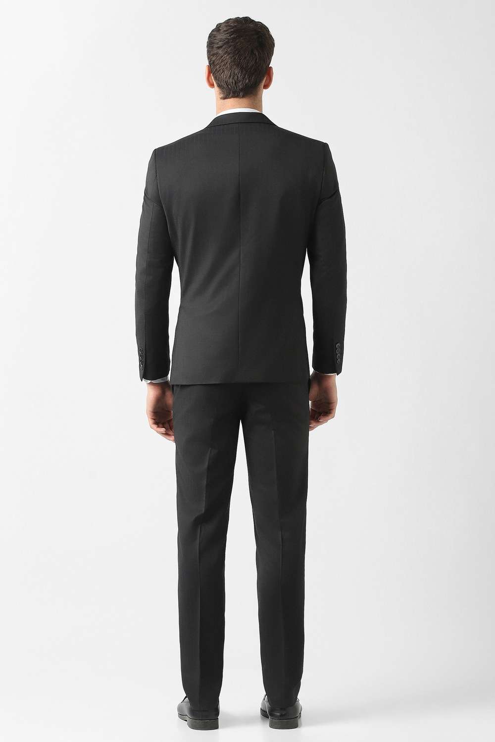 Stripes-Polyester-Viscose-Slim-Fit-Men-s-Formal-Wear-Suit