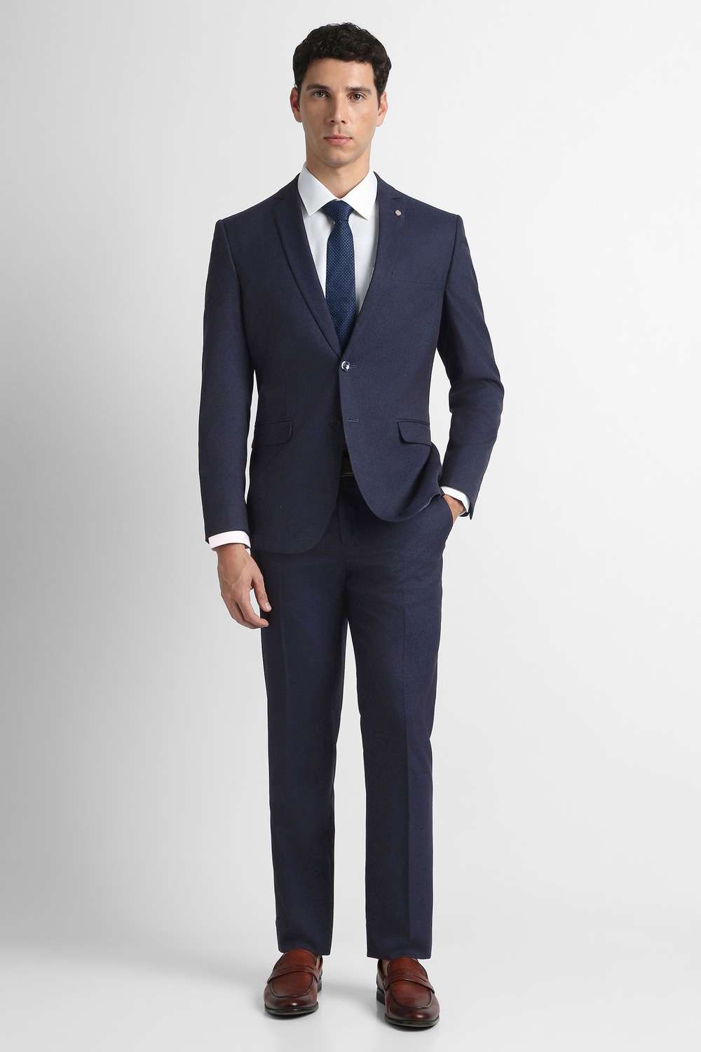 Textured-Blended-Fabric-Slim-Fit-Men-s-Suit