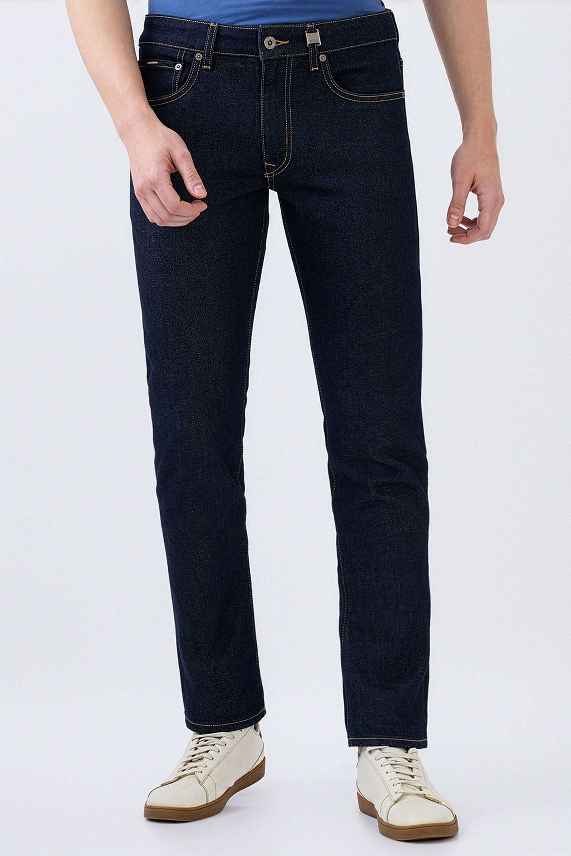 Solid-Blended-Fabric-Regular-Fit-Men-s-Casual-Wear-Trousers