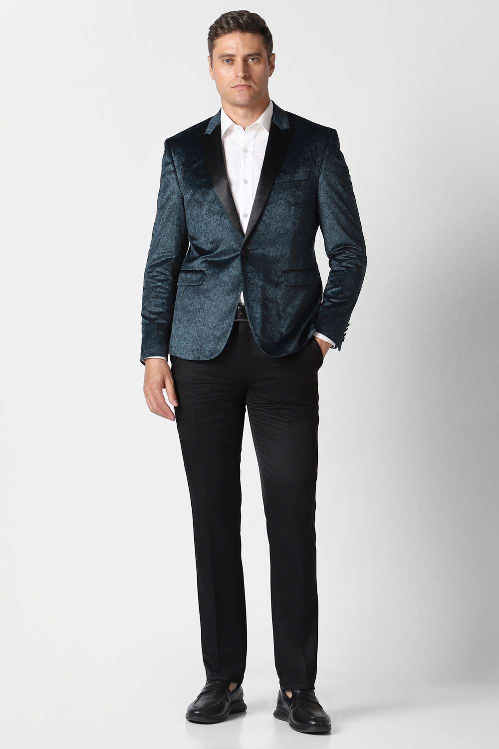 Printed-Polyester-Skinny-Fit-Men-s-Suit