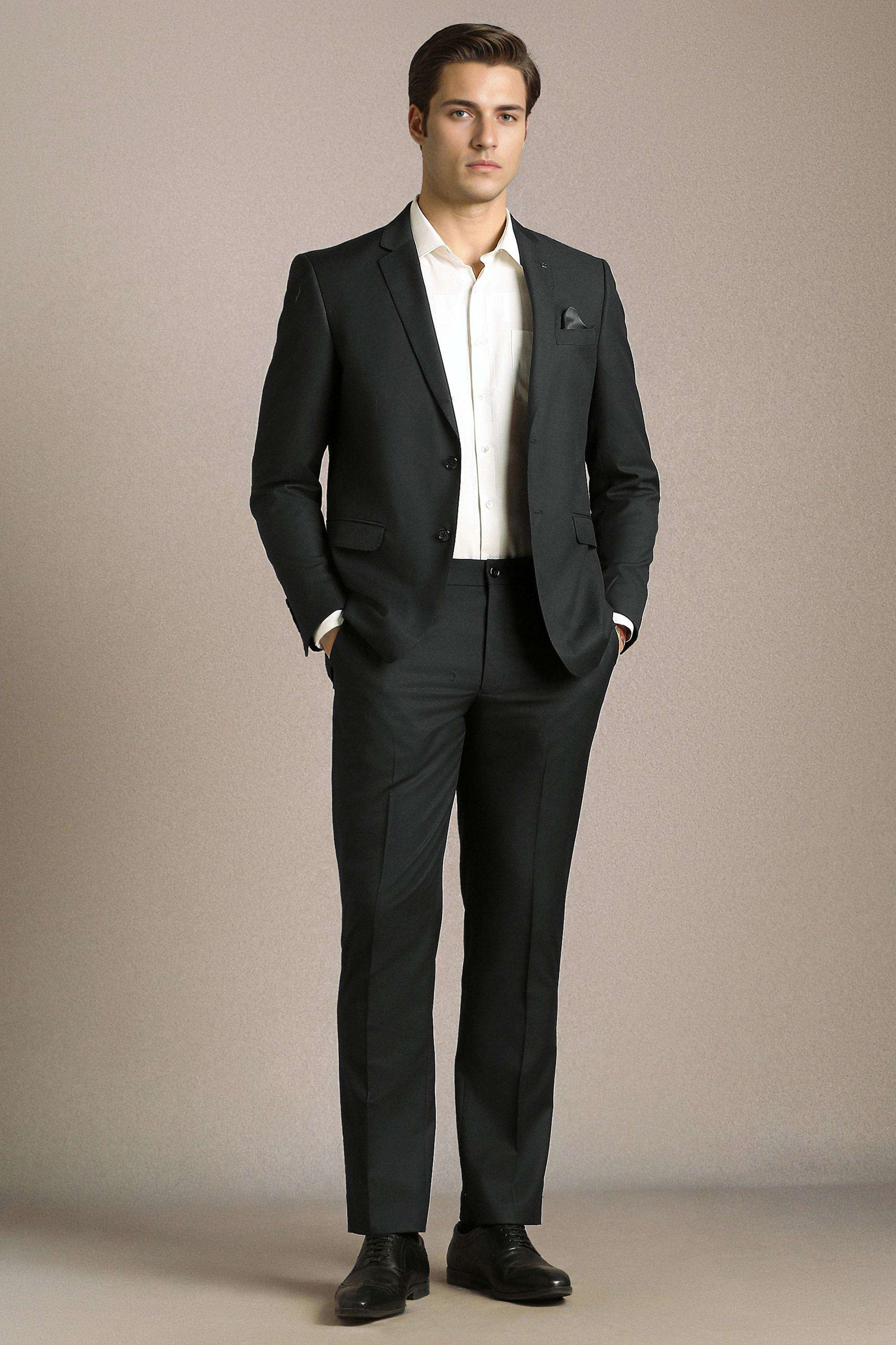 Textured-Polyester-Viscose-Slim-Fit-Men-s-Suit