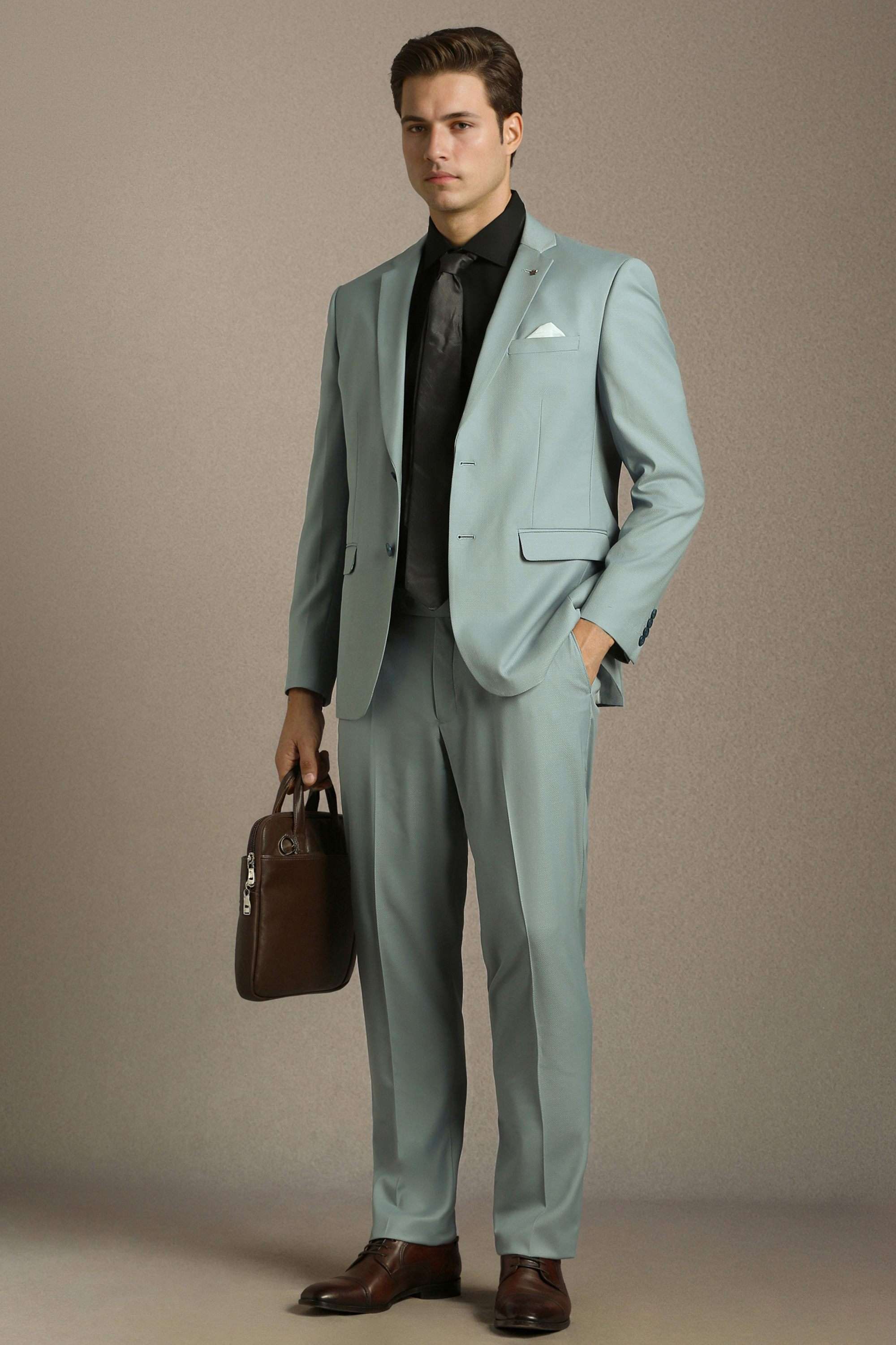 Textured-Blended-Fabric-Slim-Fit-Men-s-Suit