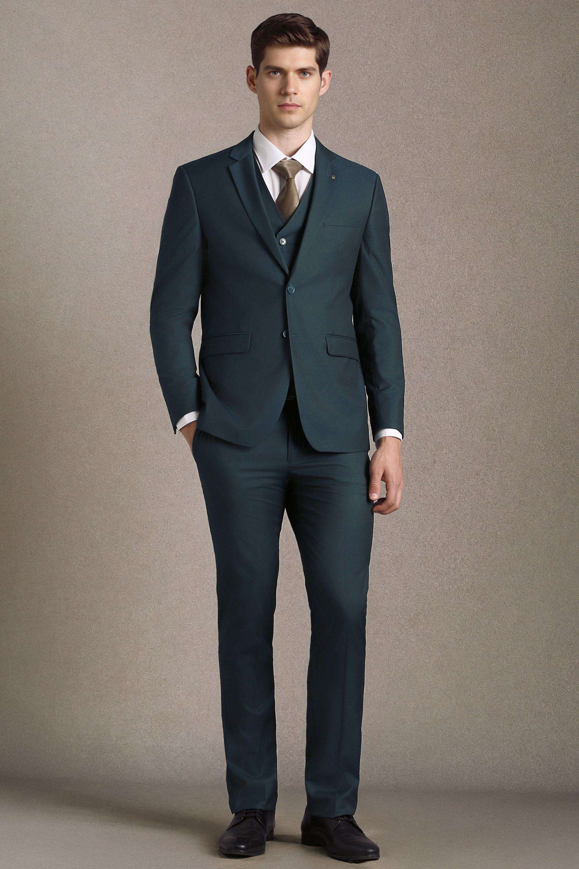 Textured-Polyester-Viscose-Slim-Fit-Men-s-Suit
