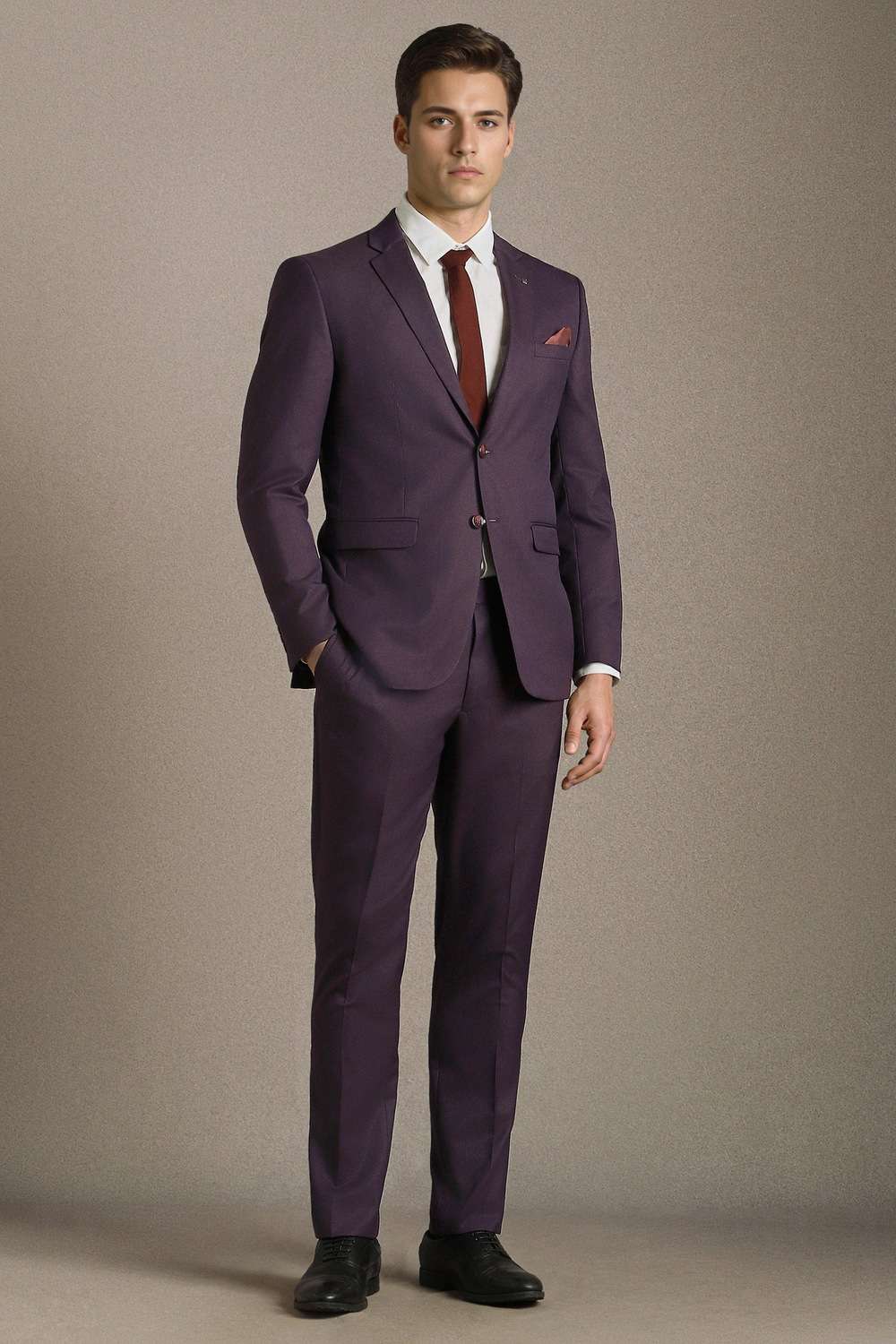 Textured-Polyester-Viscose-Slim-Fit-Men-s-Suit