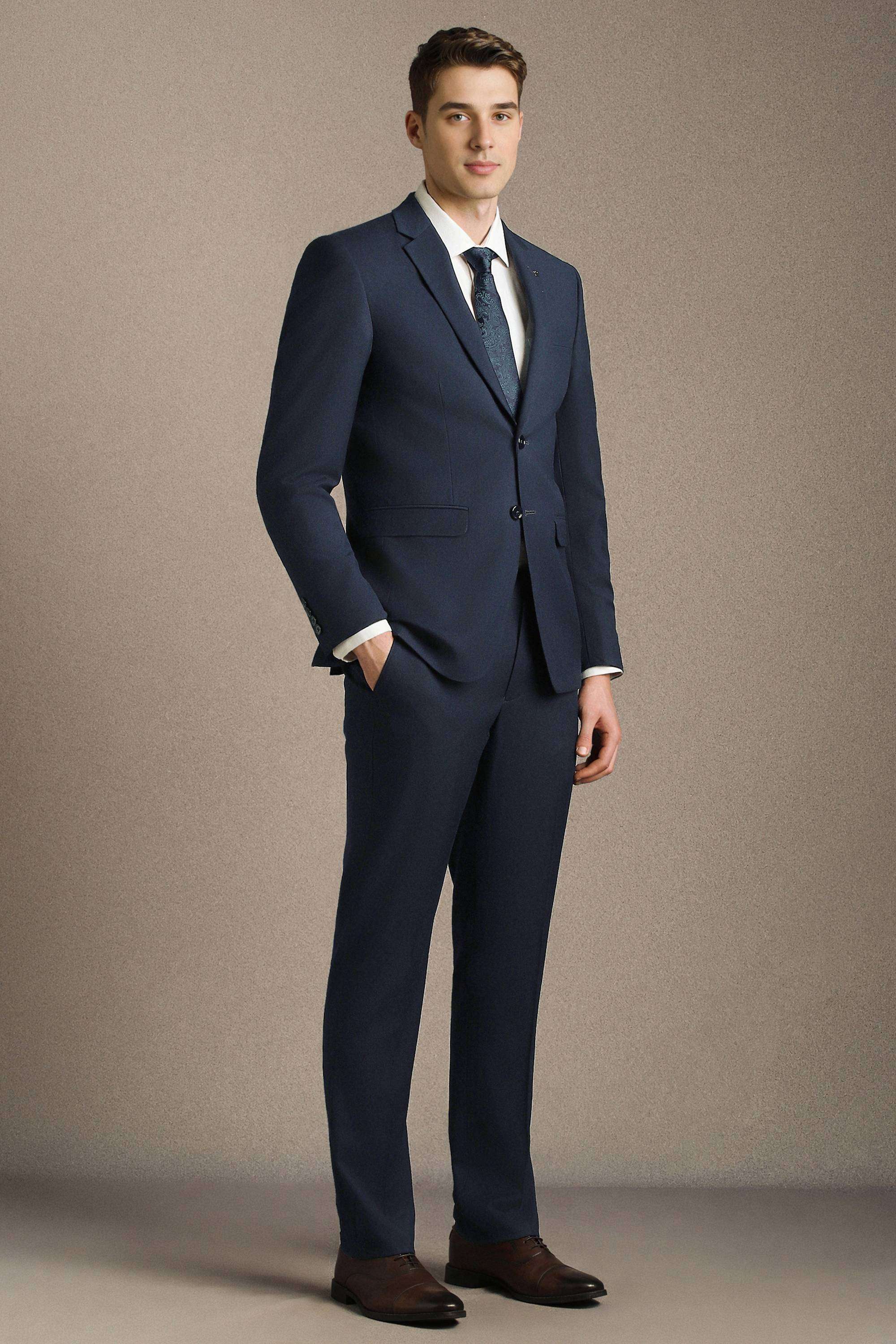 Textured-Polyester-Blend-Slim-Fit-Men-s-Suit