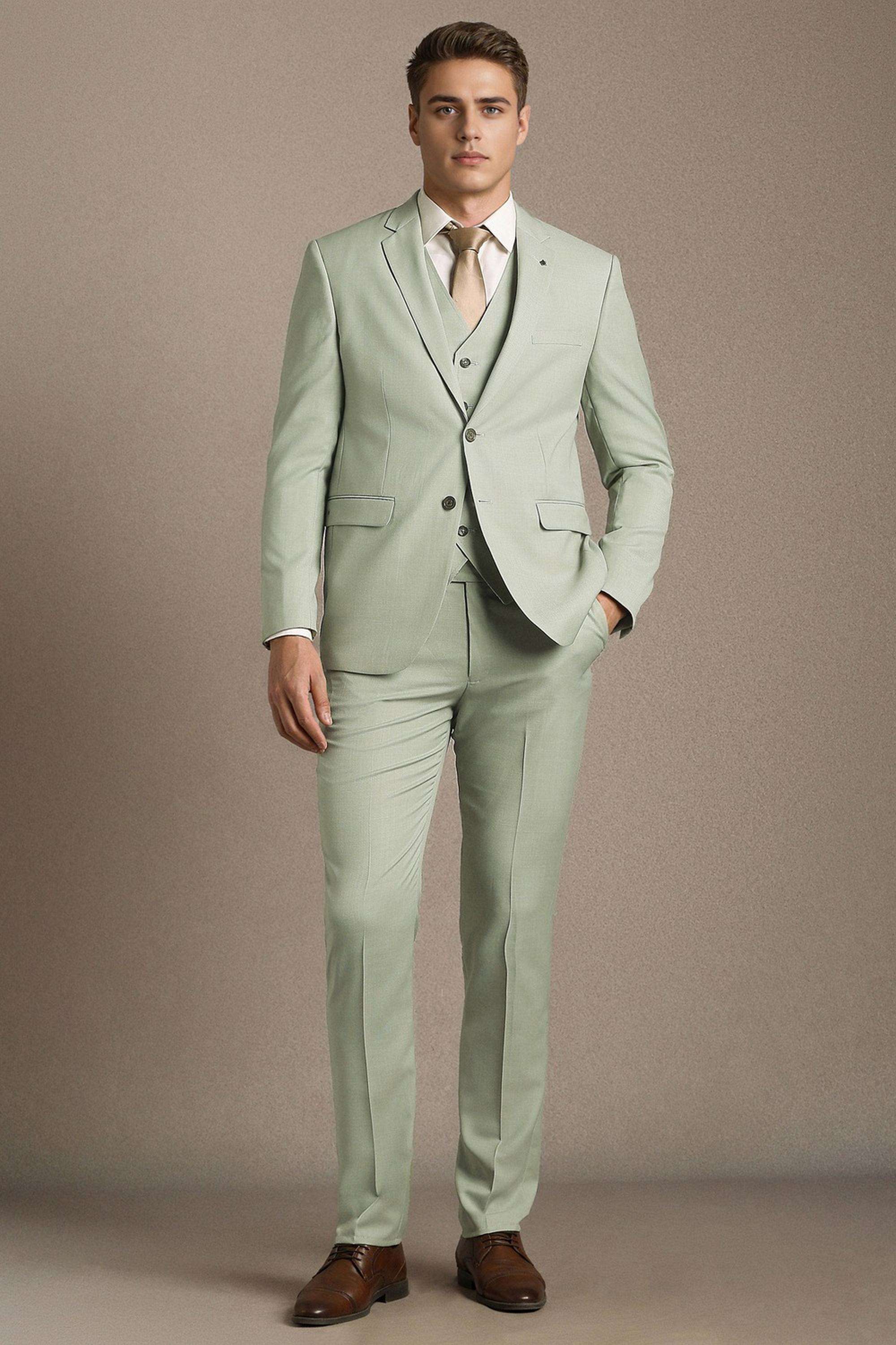 Textured-Polyester-Blend-Slim-Fit-Men-s-Suit