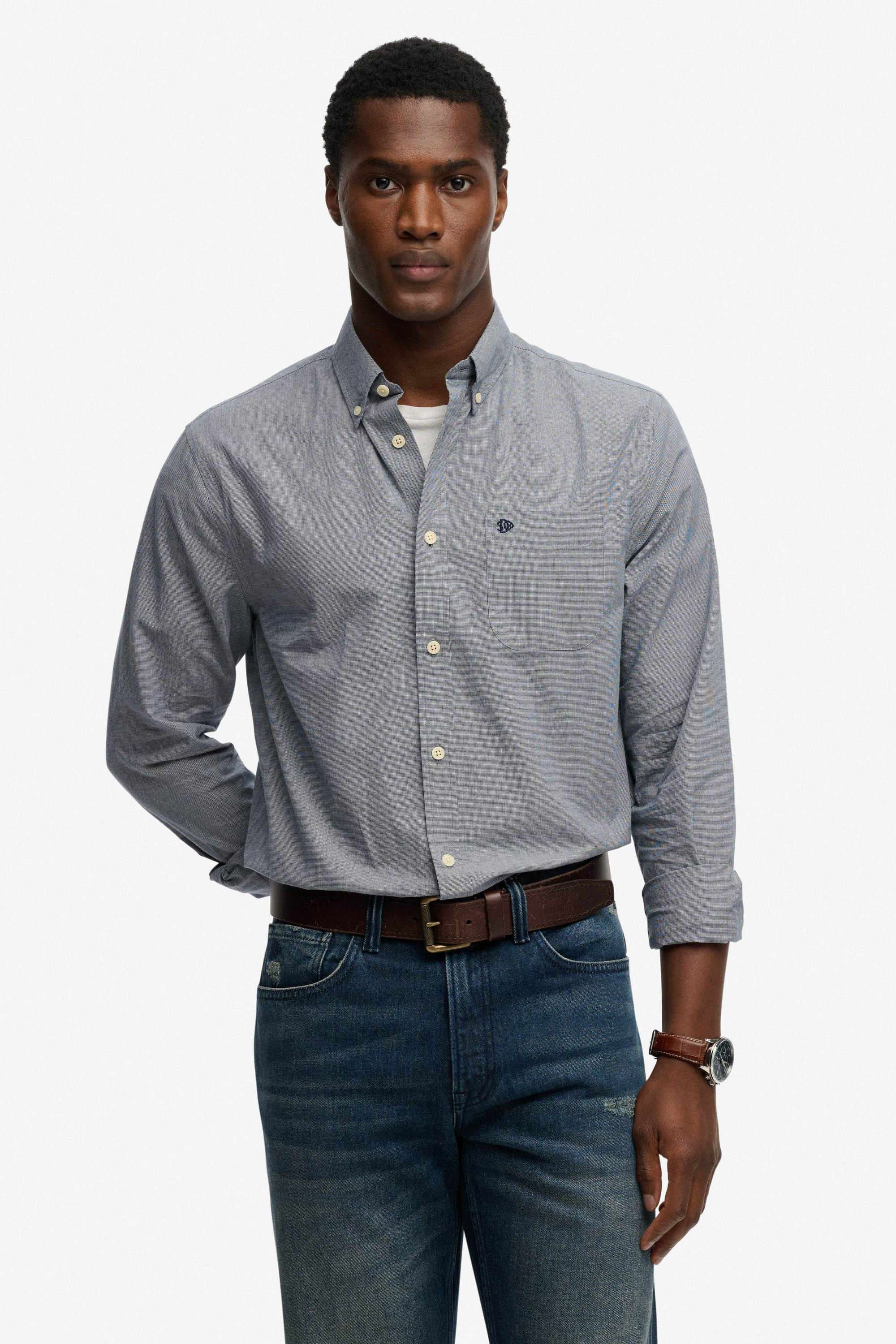 Solid-Cotton-Regular-Fit-Men-s-Casual-Wear-Shirt