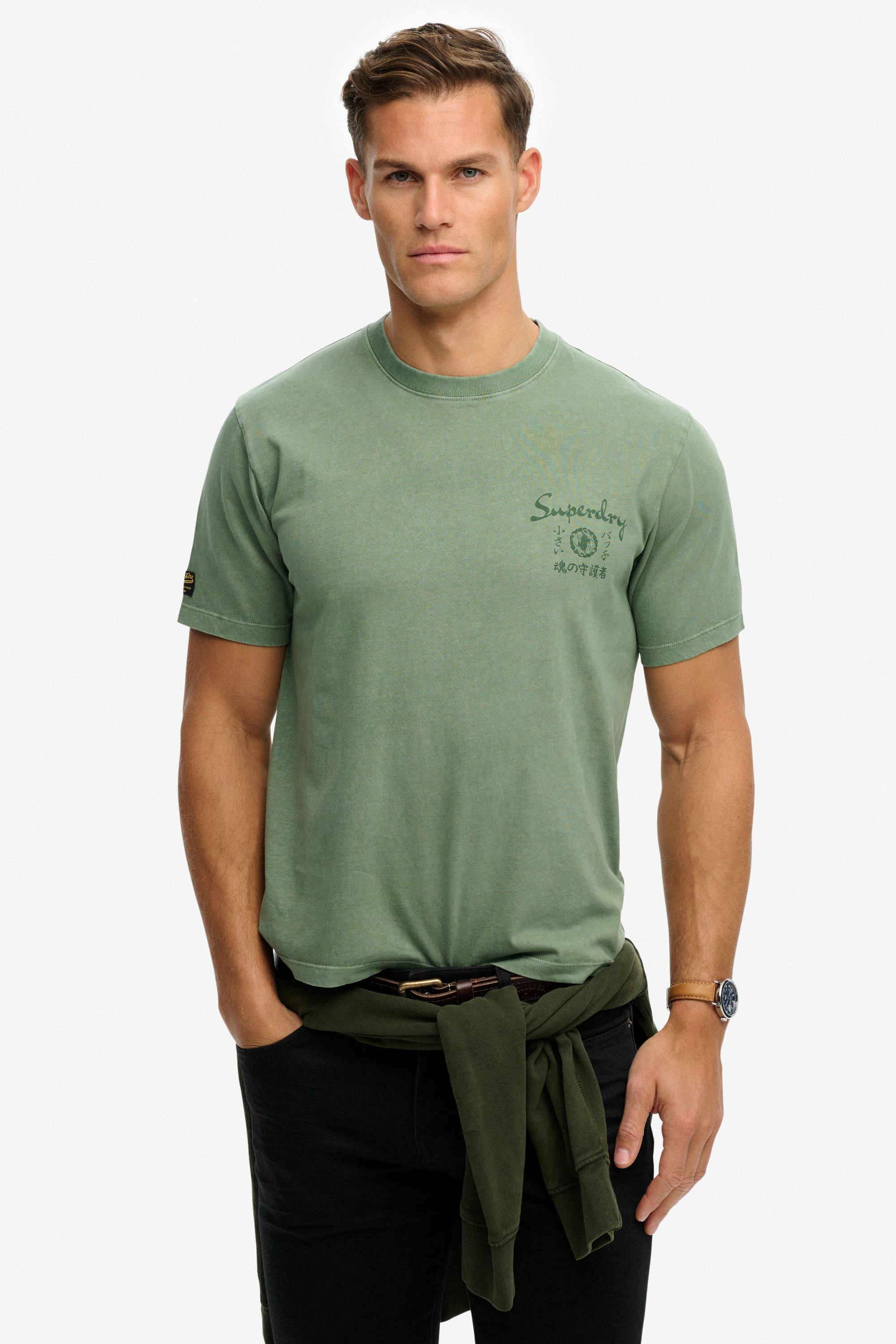 Solid-Cotton-Round-Neck-Men-s-T-Shirt