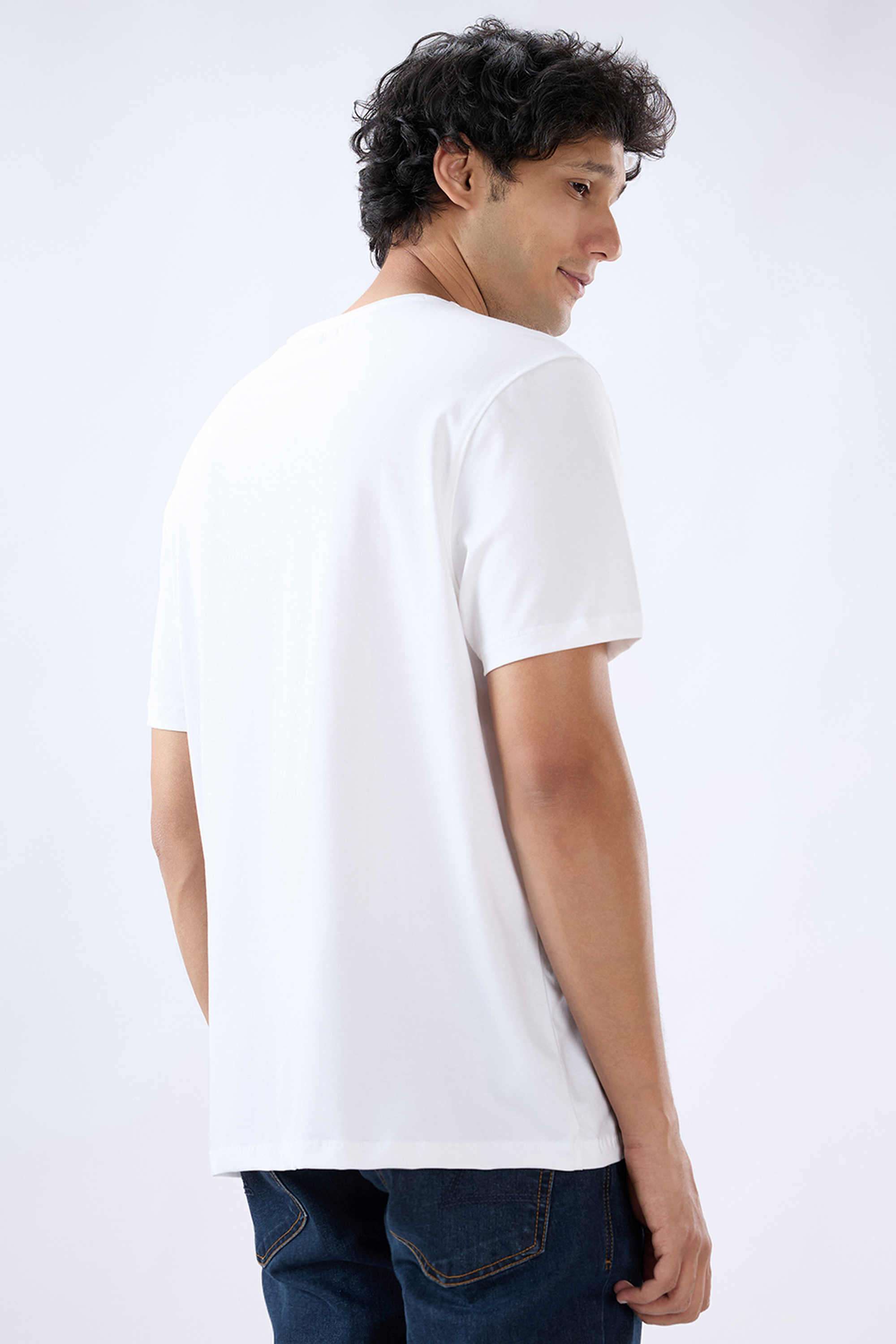 Solid-Cotton-Slim-Fit-Men-s-T-Shirt