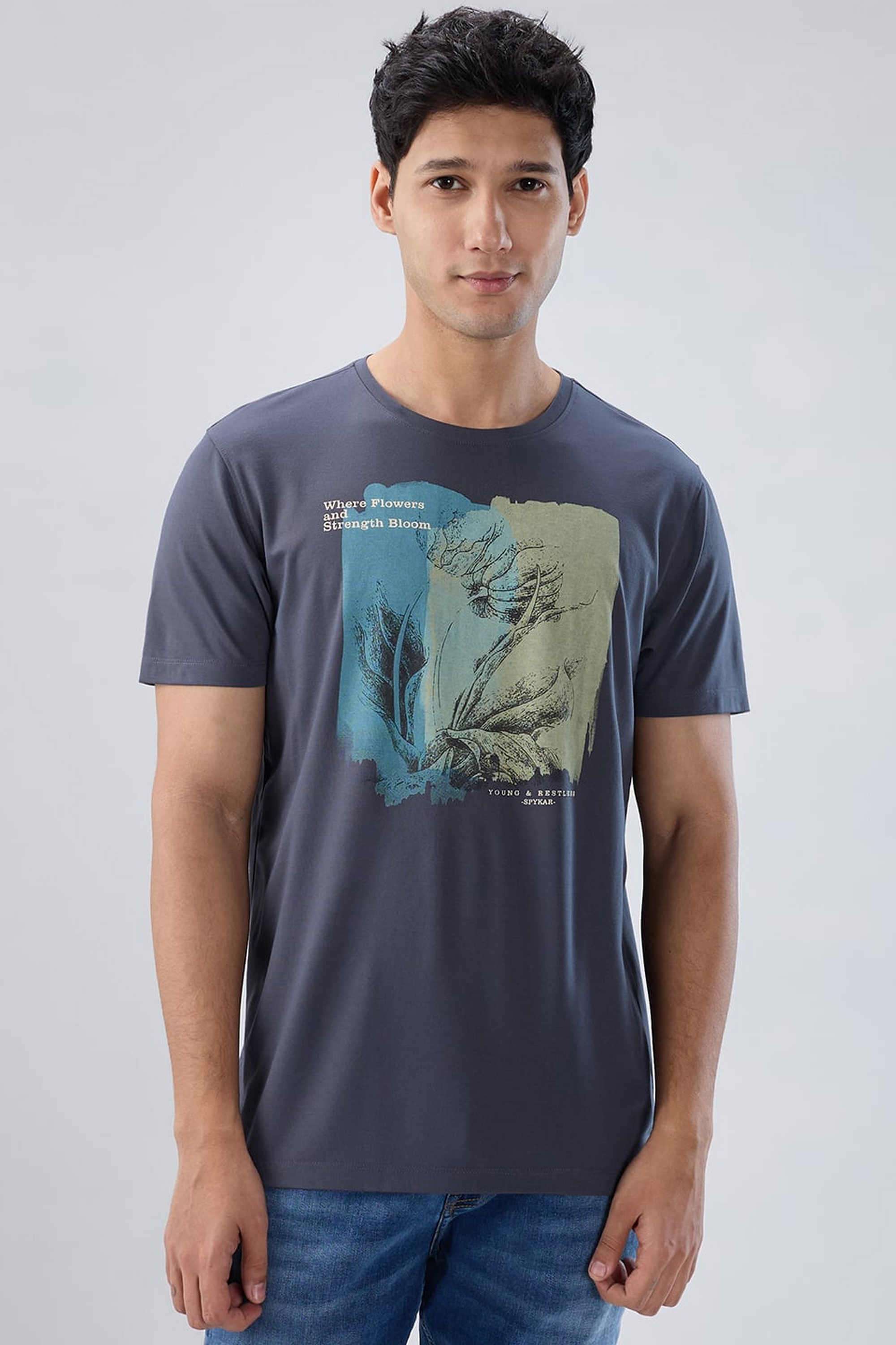 Solid-Cotton-Collared-Men-s-T-Shirt