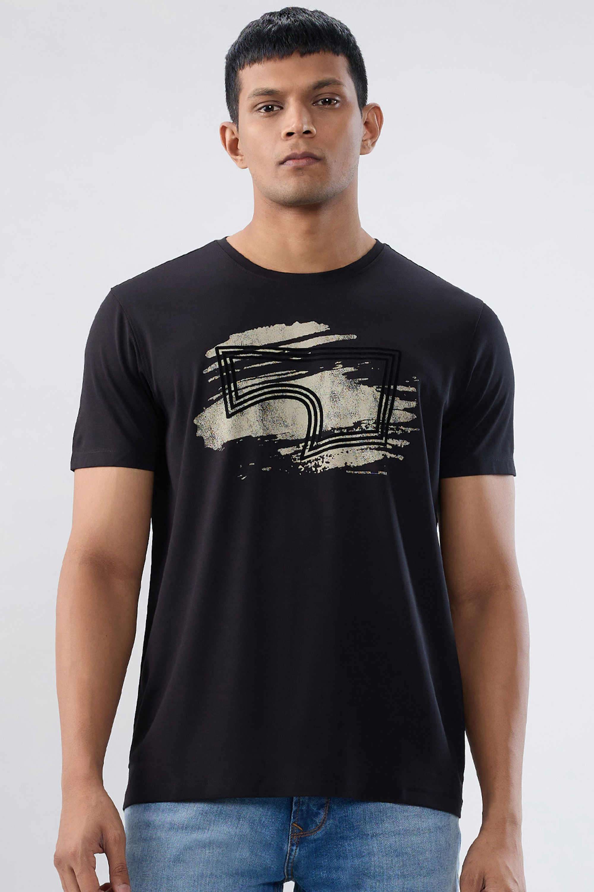 Solid-Cotton-Collared-Men-s-T-Shirt