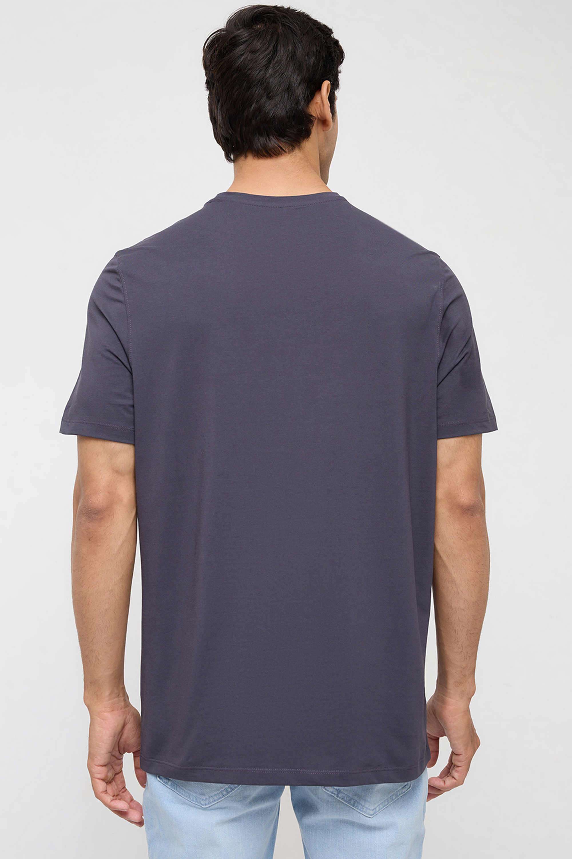 Solid-Cotton-Slim-Fit-Men-s-T-Shirt