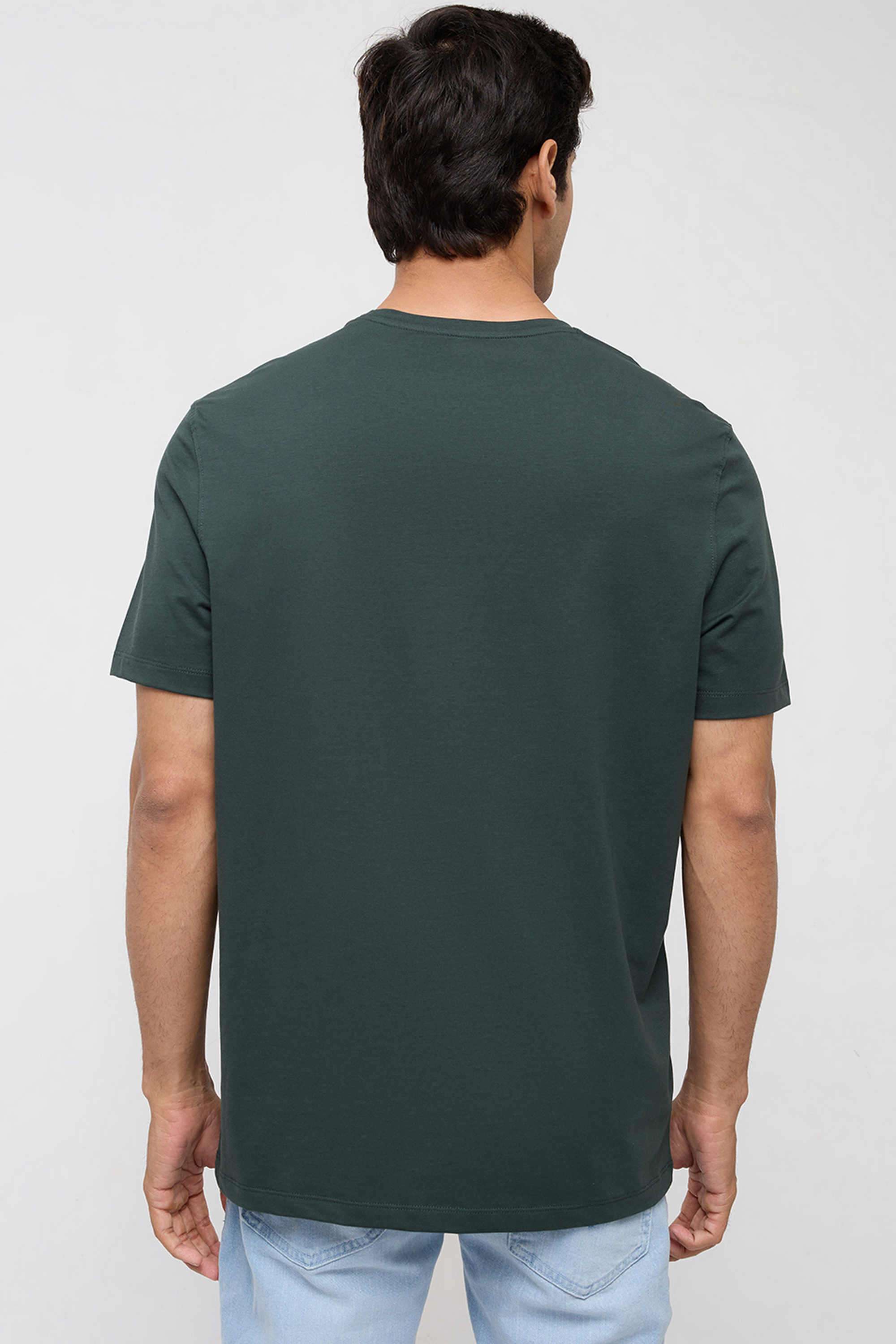 Solid-Cotton-Slim-Fit-Men-s-T-Shirt