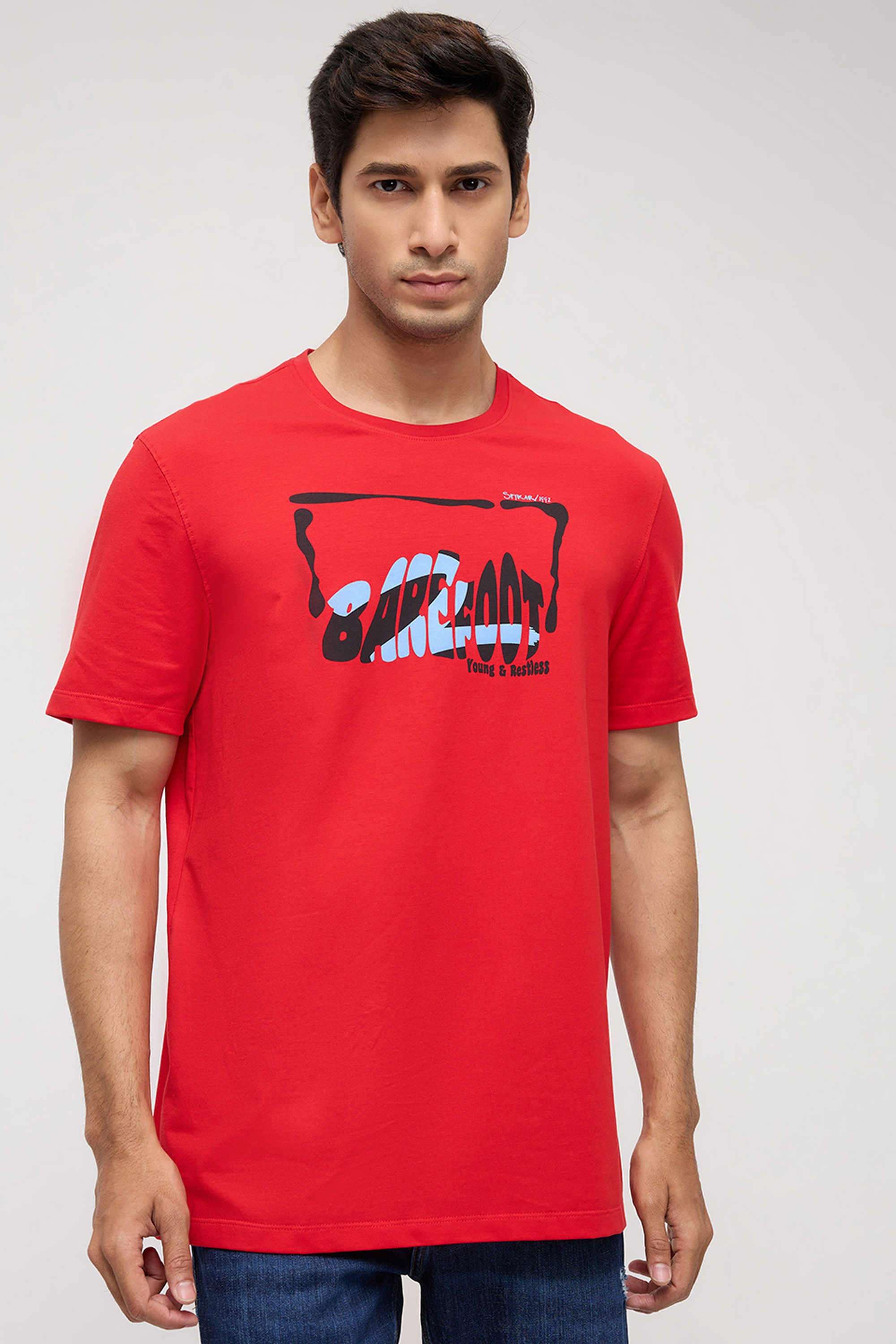 Solid-Cotton-Slim-Fit-Men-s-T-Shirt