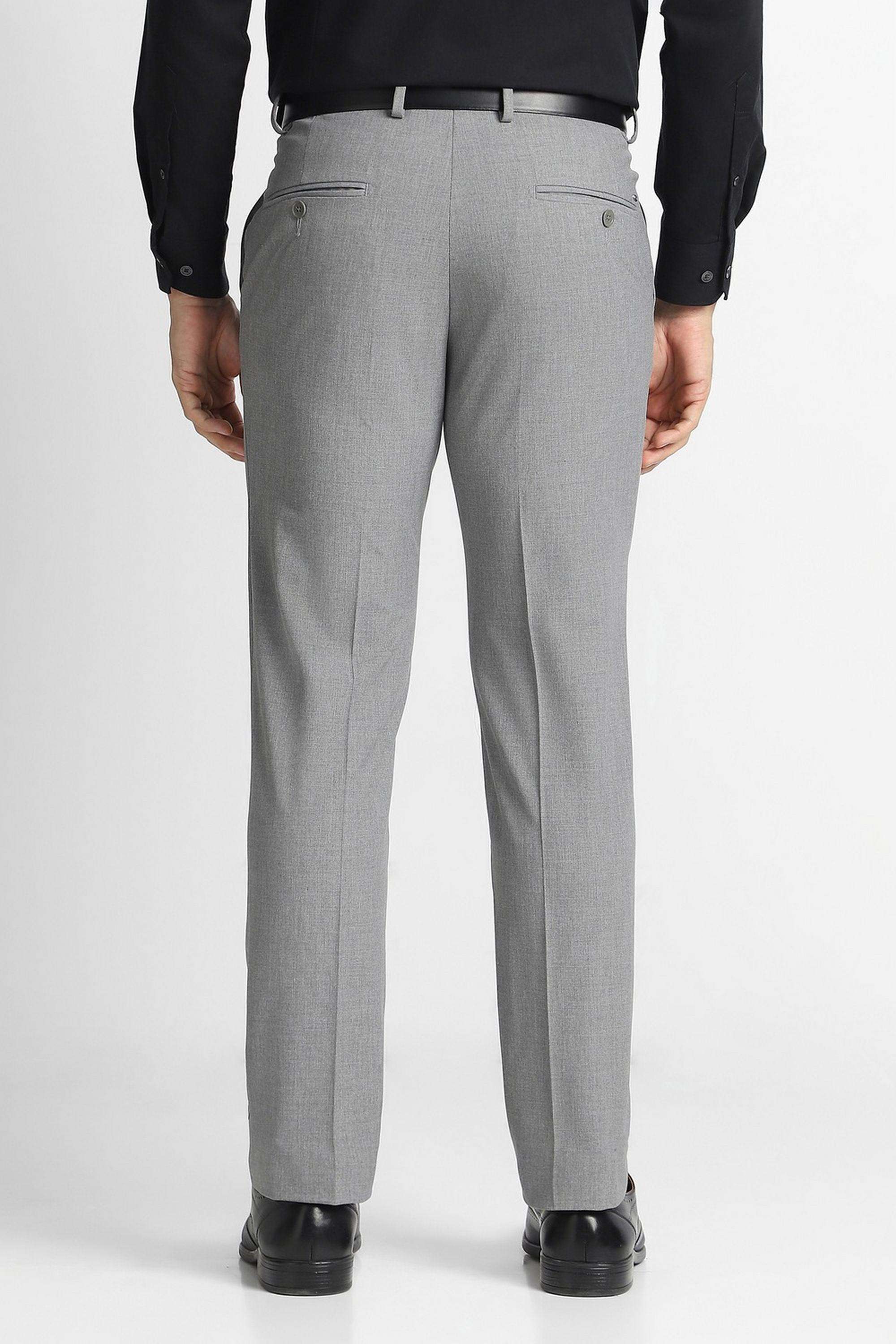 Solid-Polyester-Viscose-Slim-Fit-Men-s-Formal-Trousers
