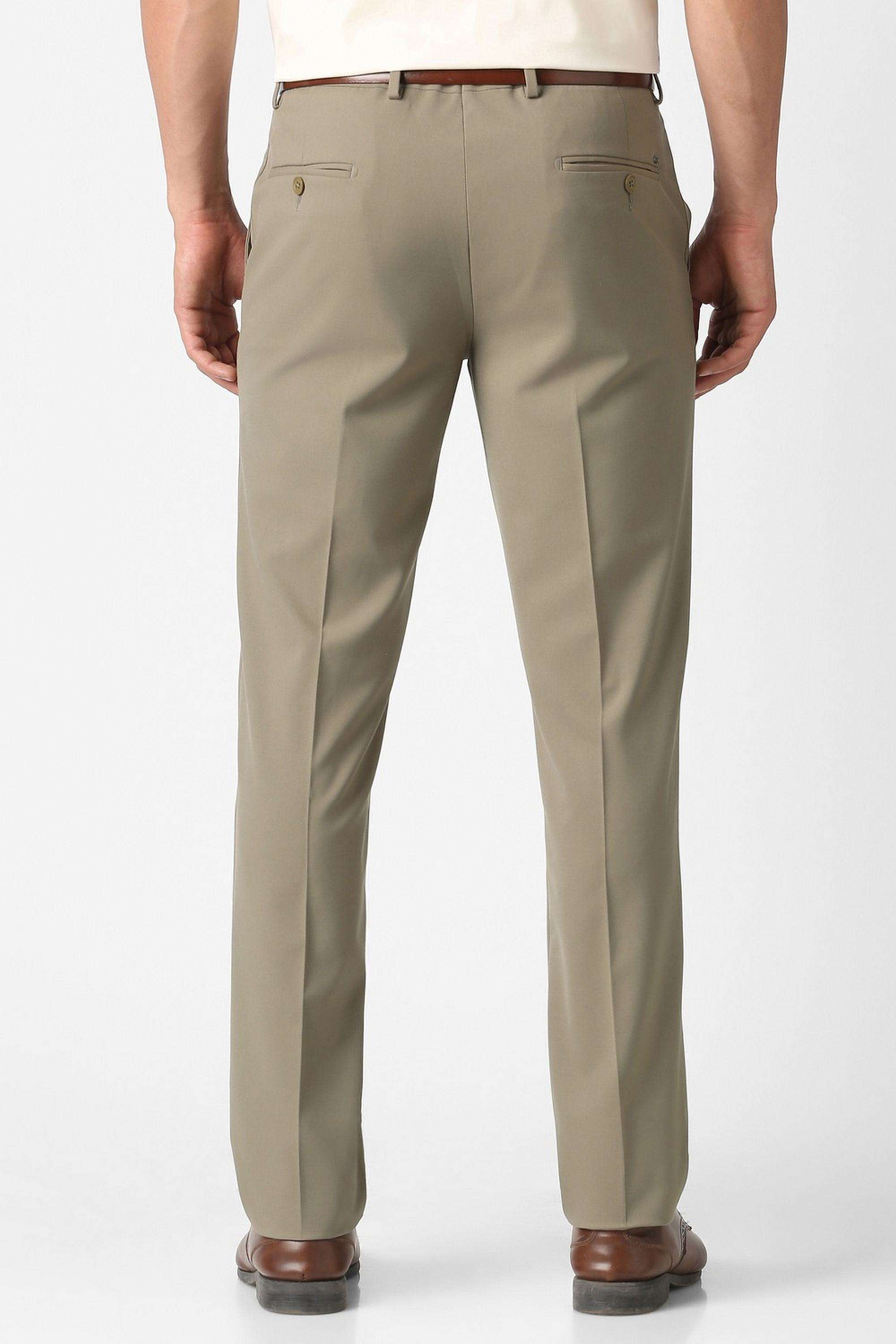 Solid-Polyester-Viscose-Slim-Fit-Men-s-Formal-Trousers