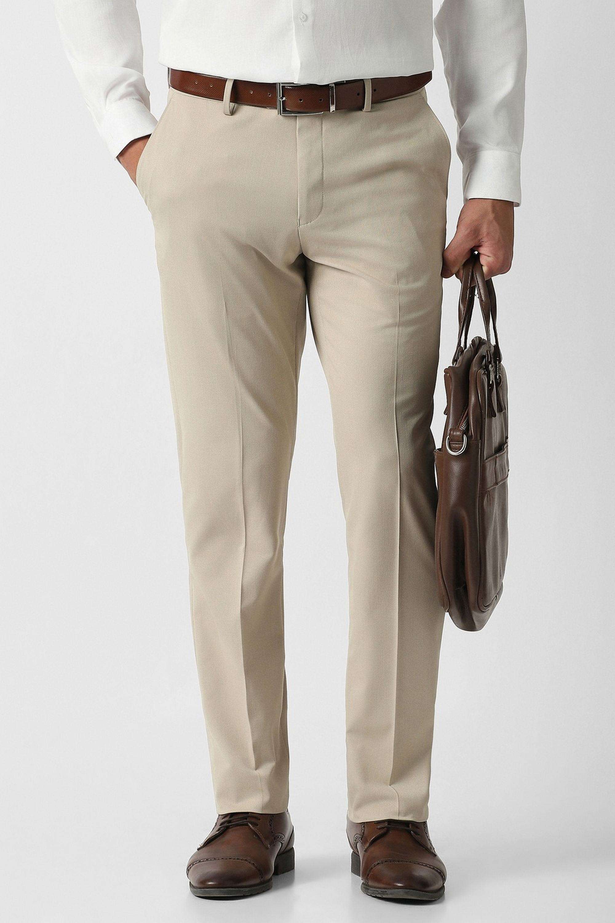 Textured-Polyester-Viscose-Slim-Fit-Men-s-Formal-Trousers