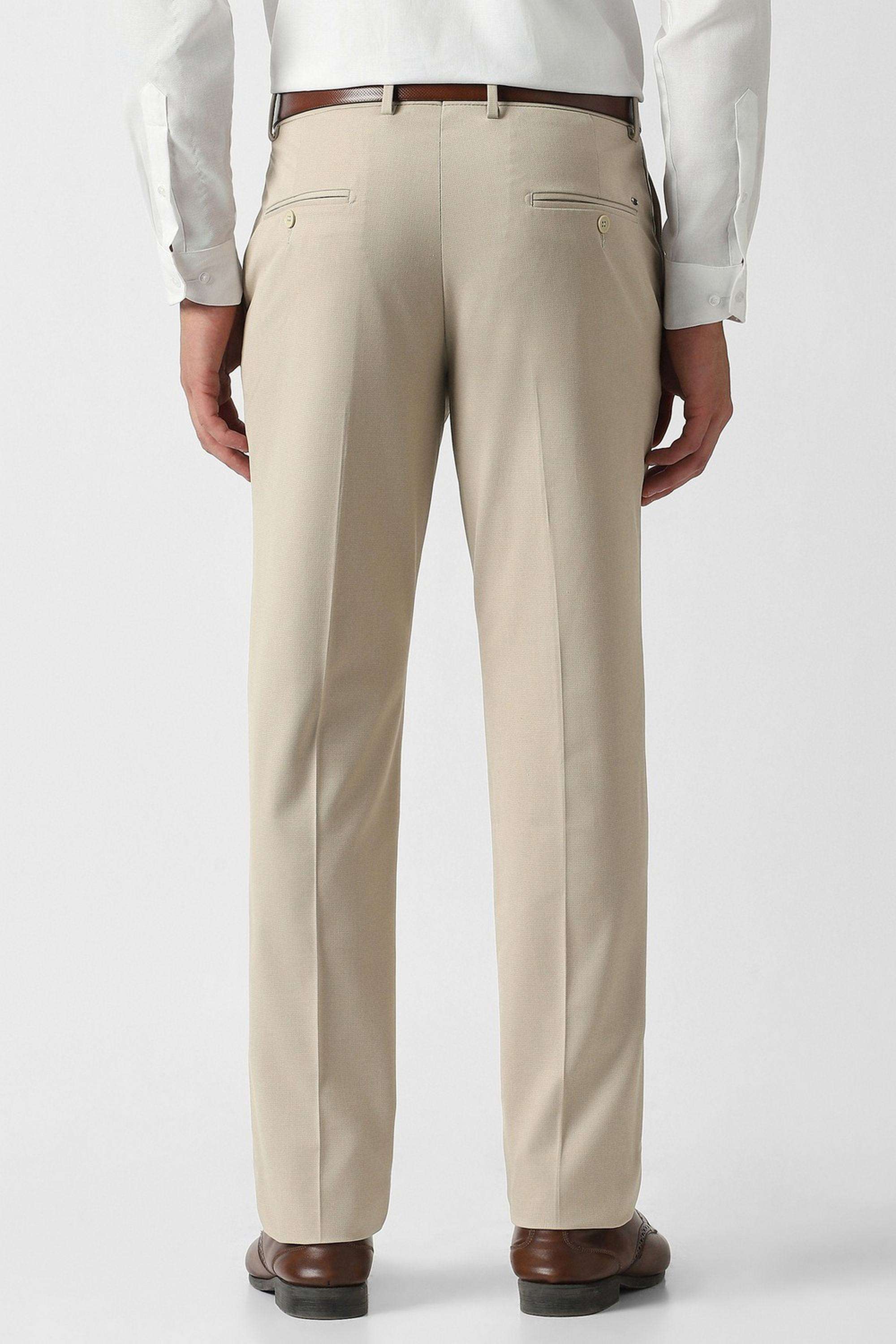 Textured-Polyester-Viscose-Slim-Fit-Men-s-Formal-Trousers