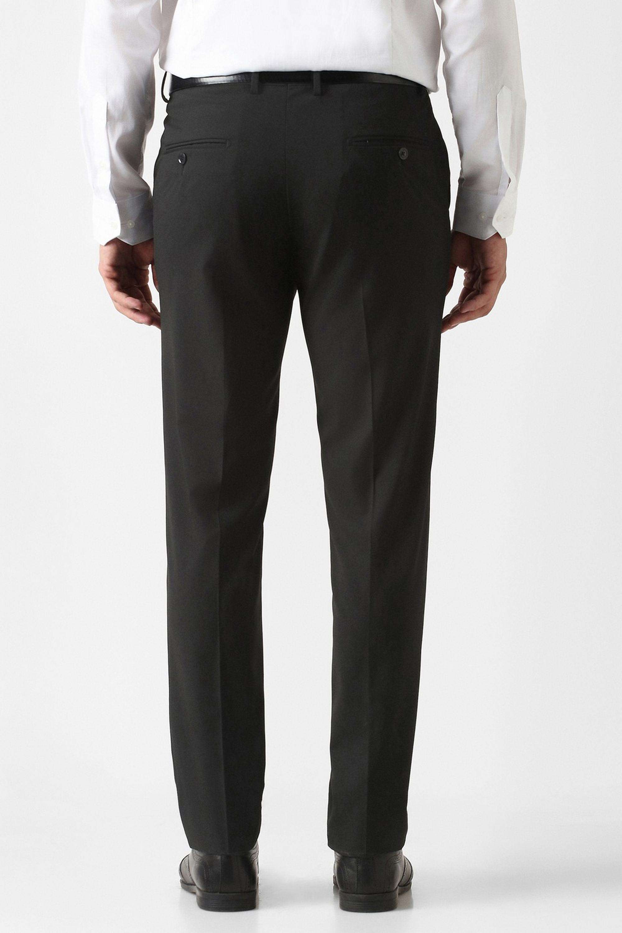 Solid-Polyester-Viscose-Slim-Fit-Men-s-Formal-Trousers