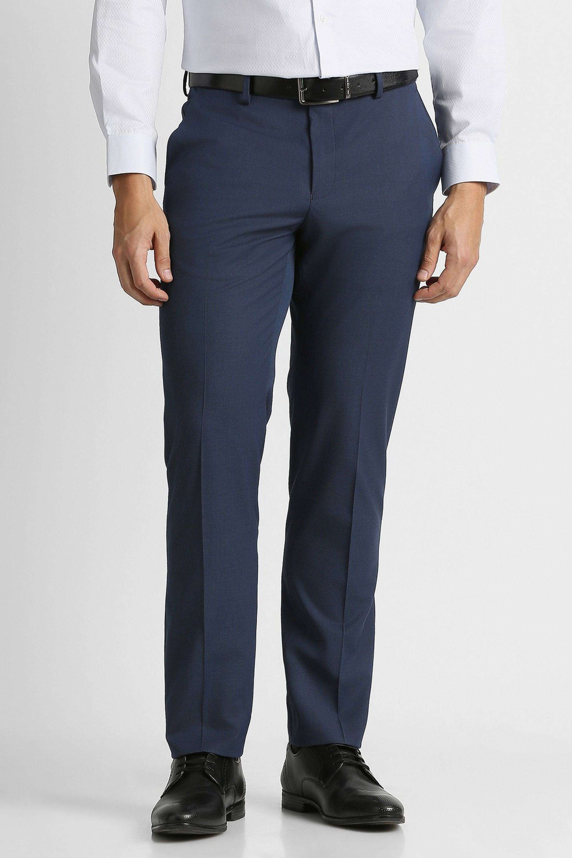 Textured-Polyester-Viscose-Slim-Fit-Men-s-Formal-Trousers