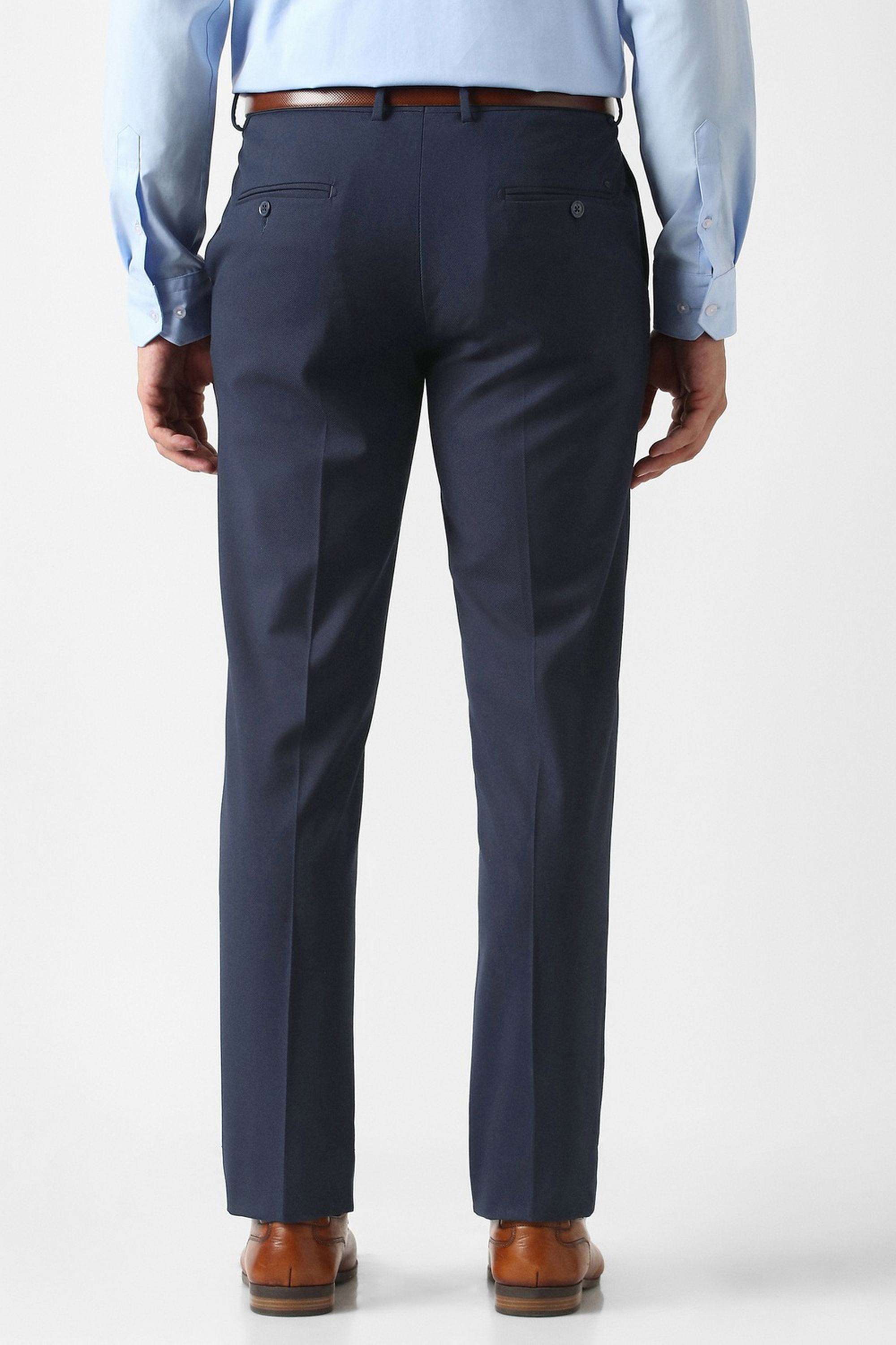 Solid-Polyester-Viscose-Slim-Fit-Men-s-Formal-Trousers