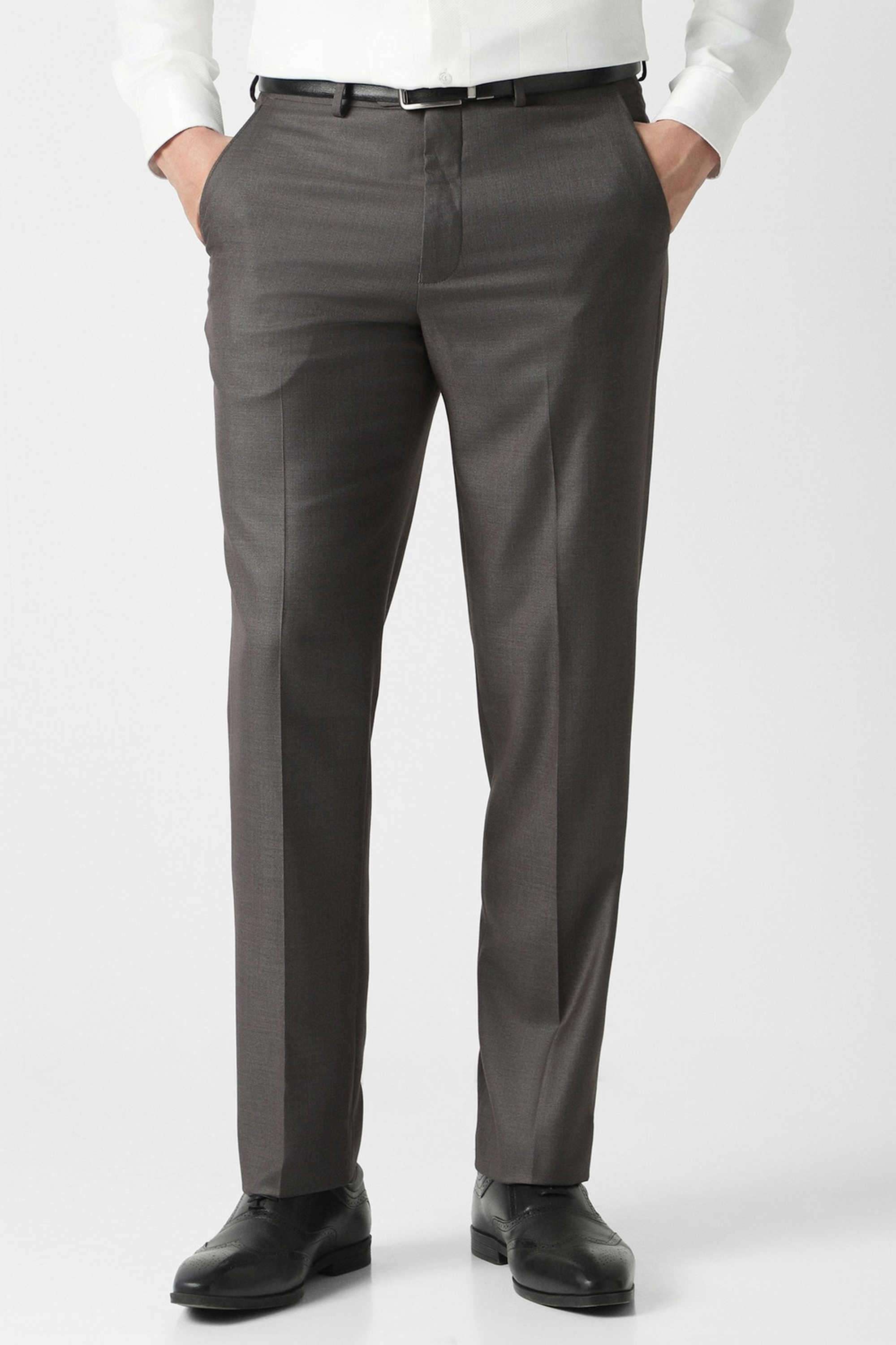 Textured-Polyester-Blend-Regular-Fit-Men-s-Trousers
