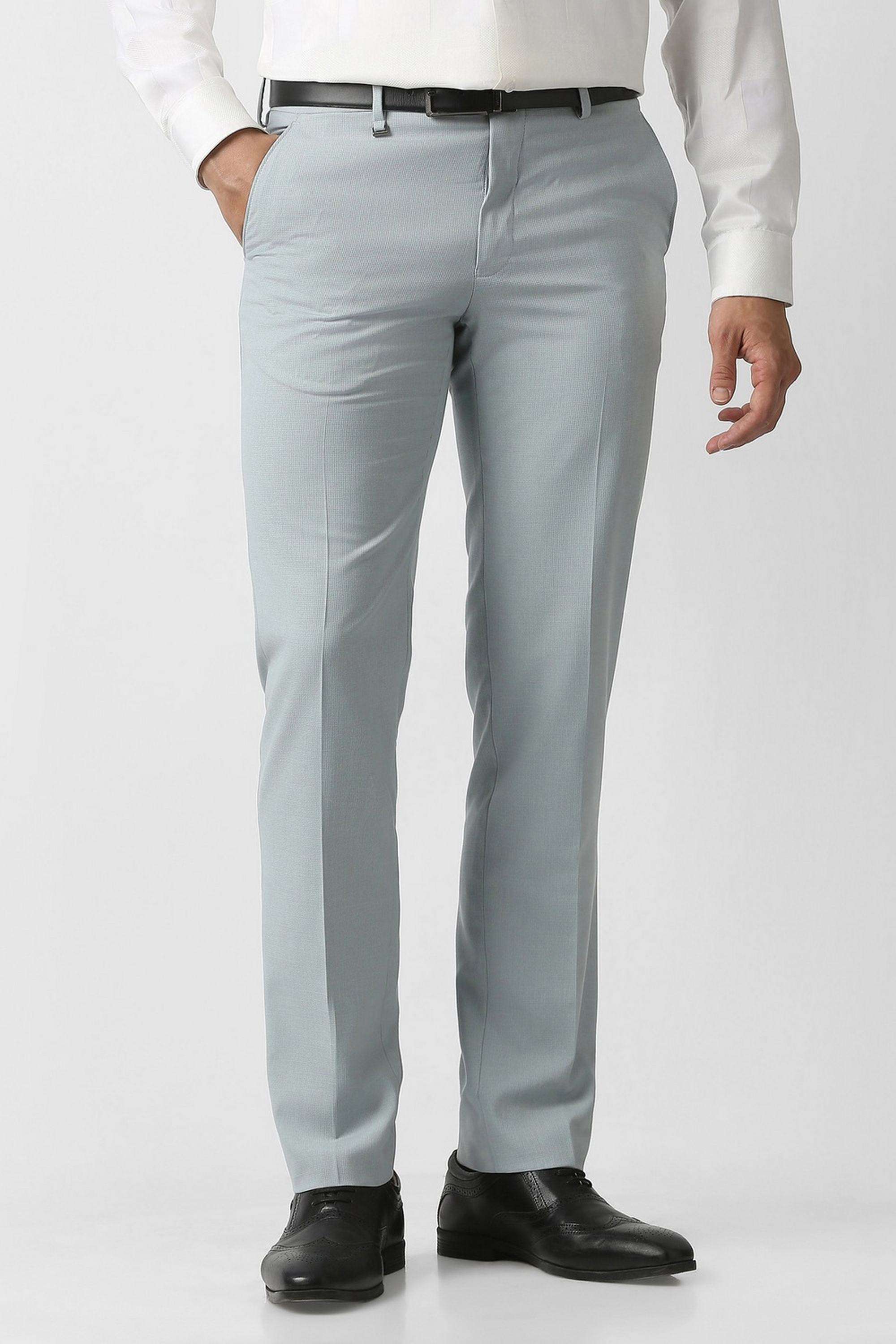 Textured-Polyester-Viscose-Slim-Fit-Men-s-Formal-Trousers