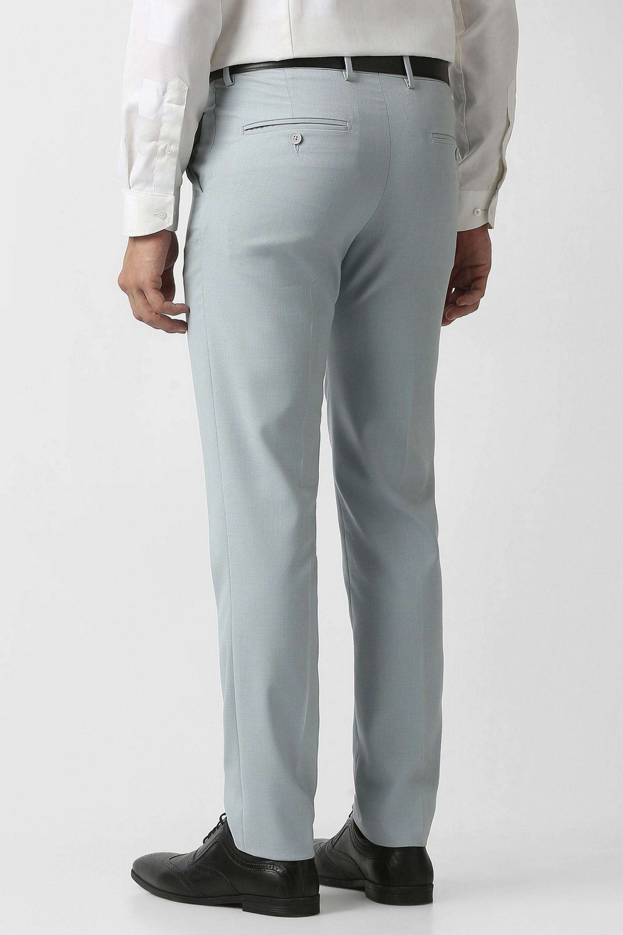Textured-Polyester-Viscose-Slim-Fit-Men-s-Formal-Trousers