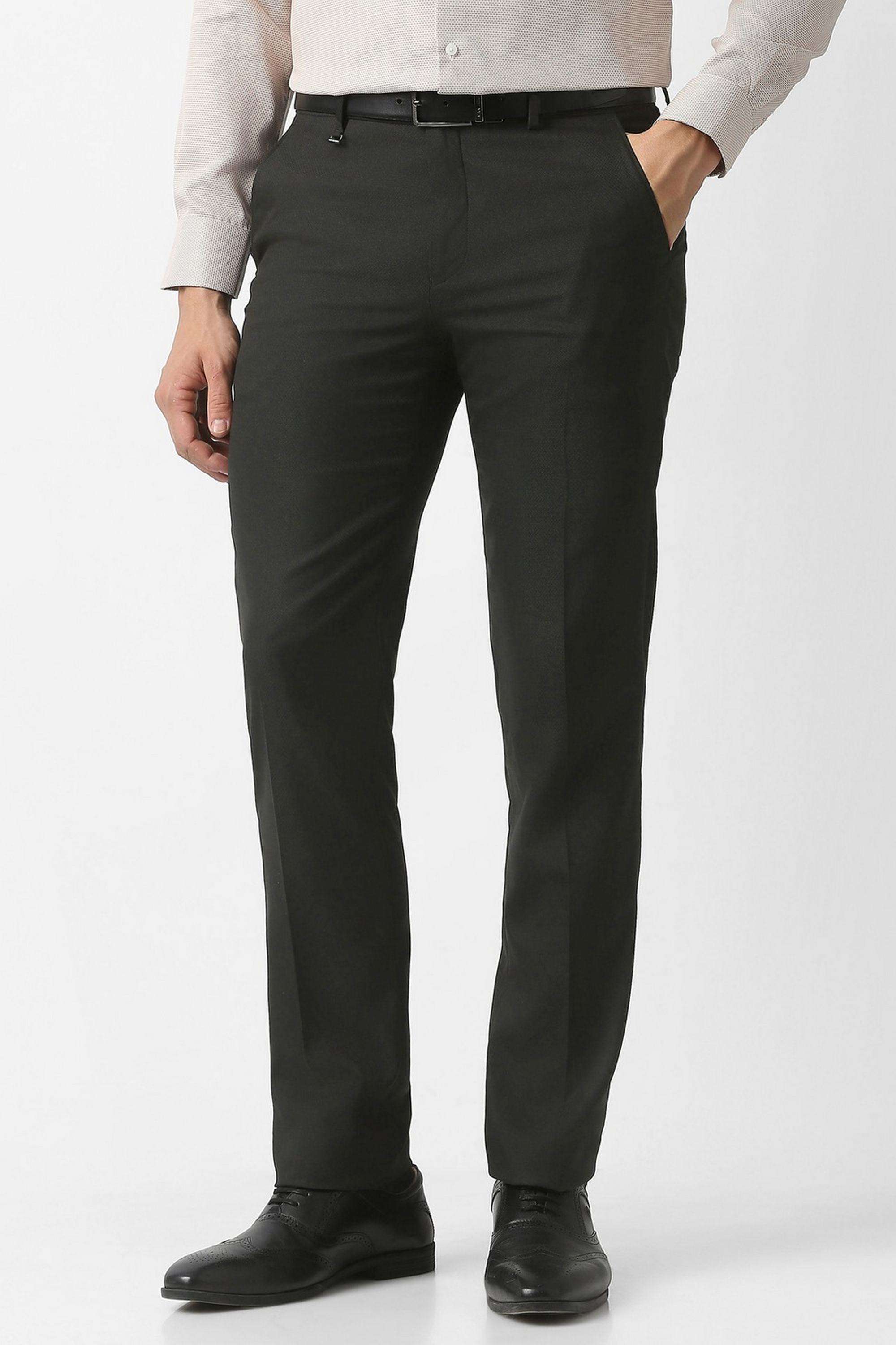Textured-Polyester-Viscose-Slim-Fit-Men-s-Formal-Trousers