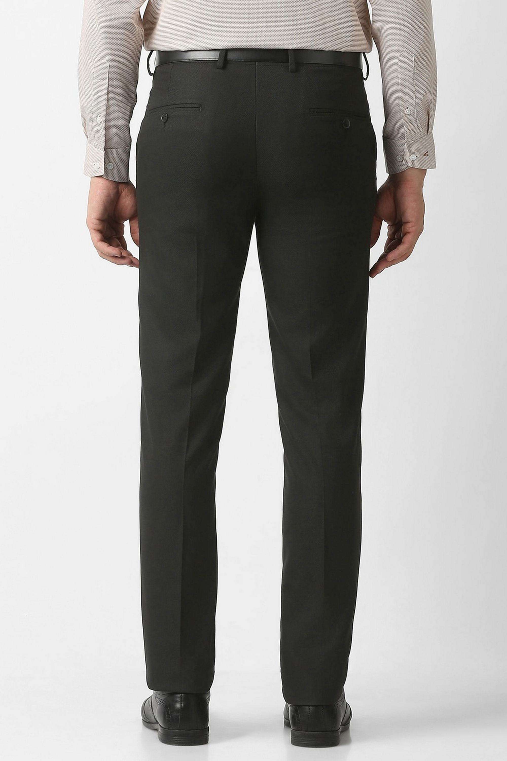 Textured-Polyester-Viscose-Slim-Fit-Men-s-Formal-Trousers