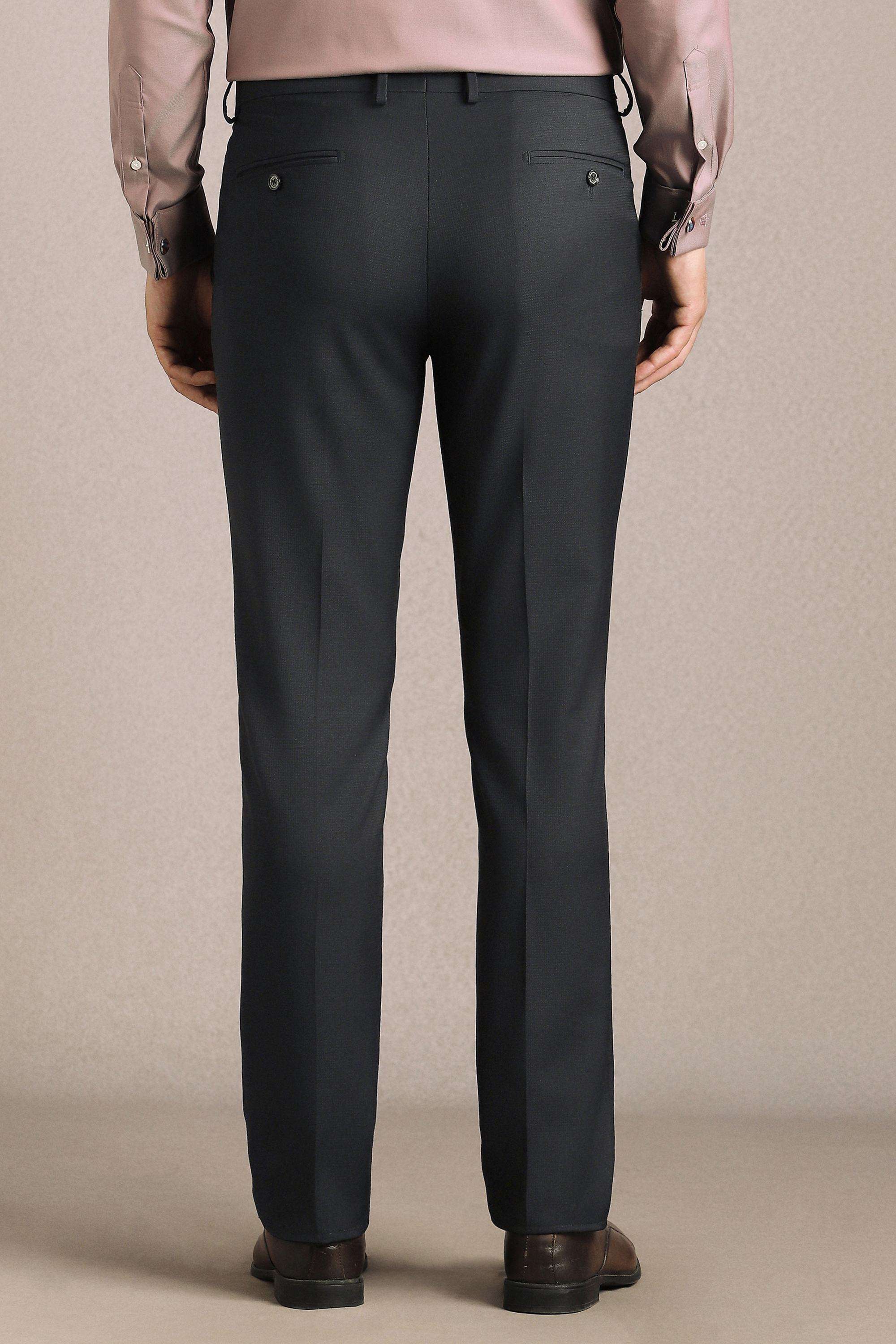 Textured-Blended-Fabric-Slim-Fit-Men-s-Formal-Wear-Trousers
