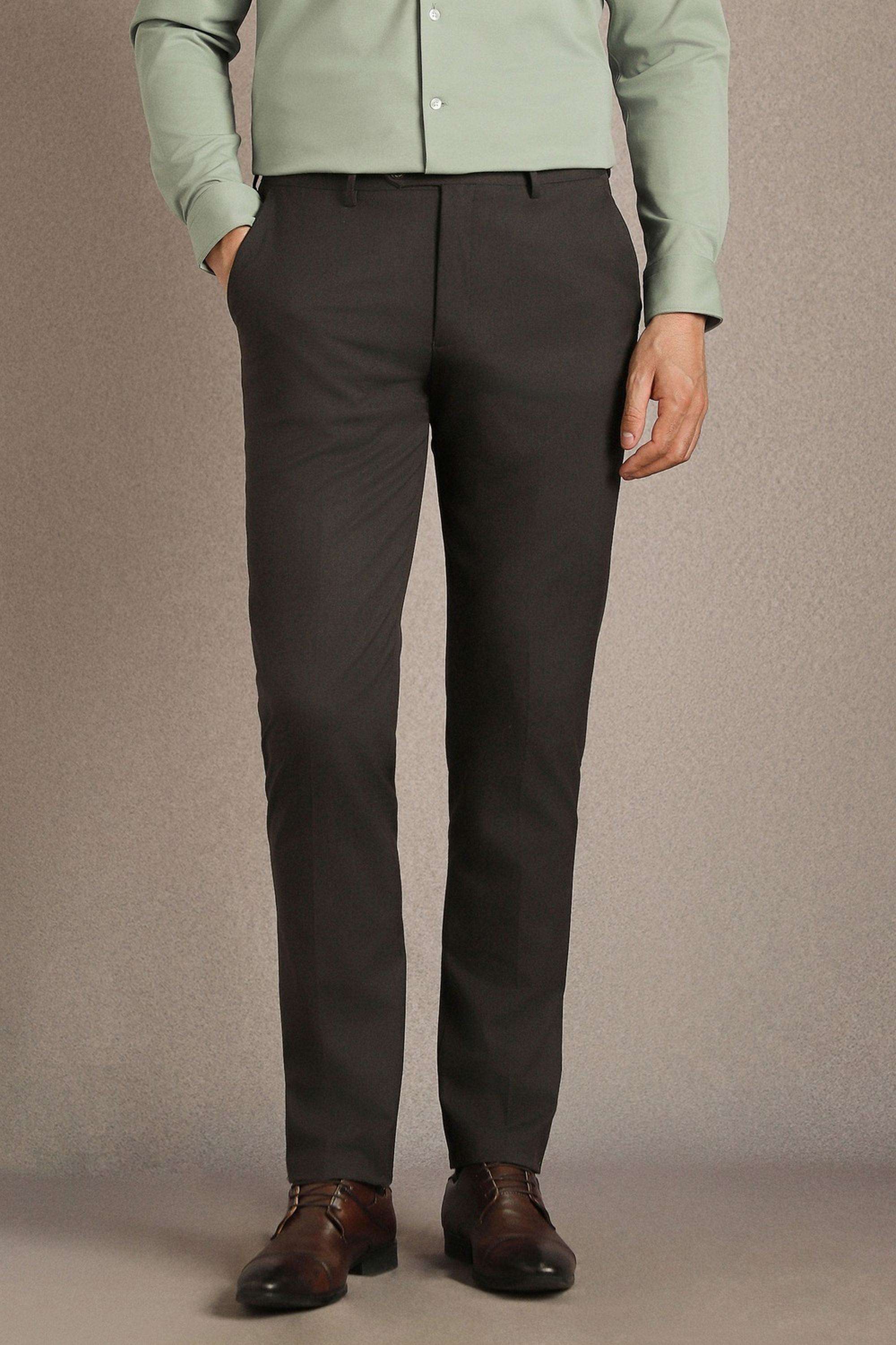 Textured-Polyester-Viscose-Slim-Fit-Men-s-Trousers