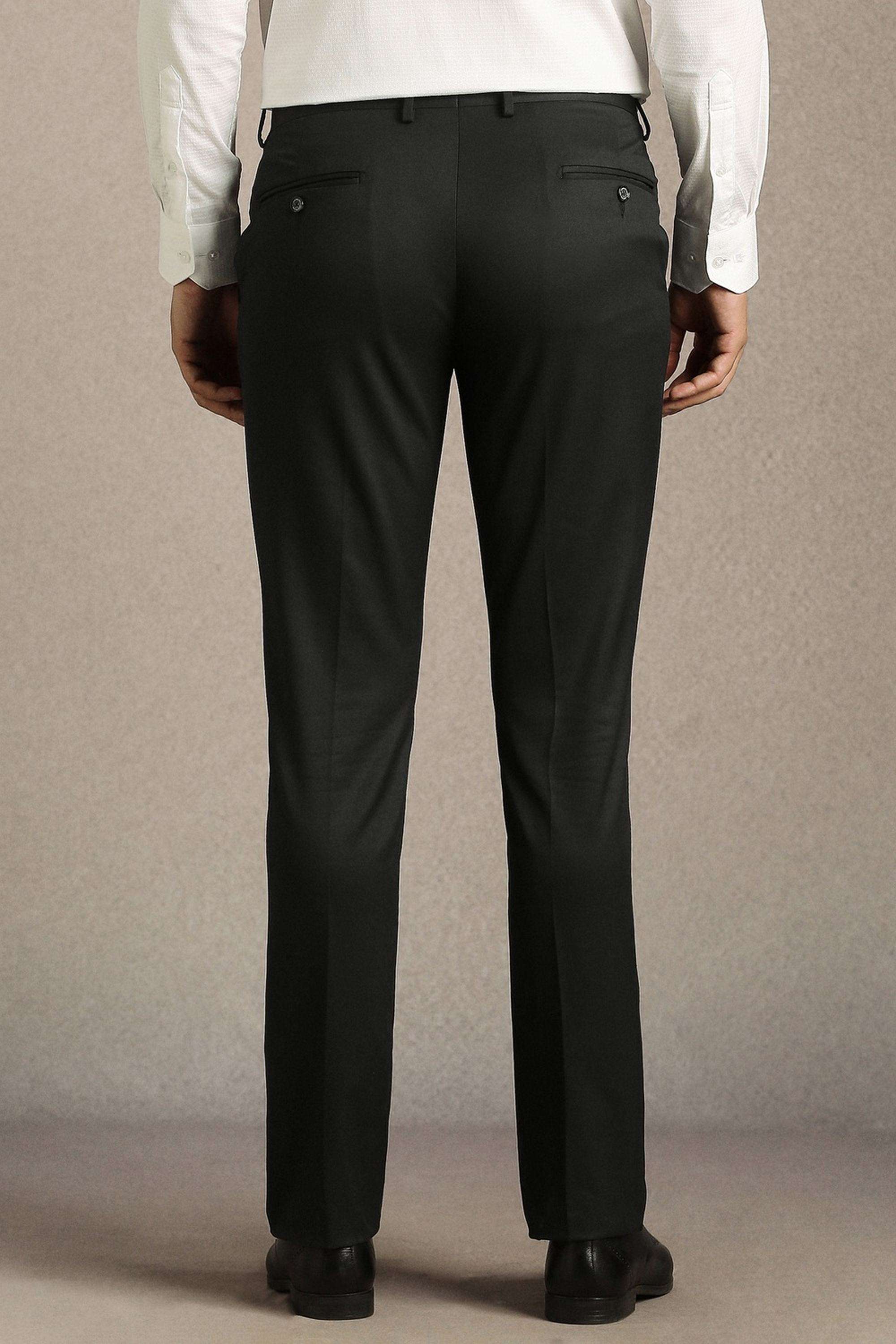 Solid-Polyester-Viscose-Slim-Fit-Men-s-Formal-Trousers