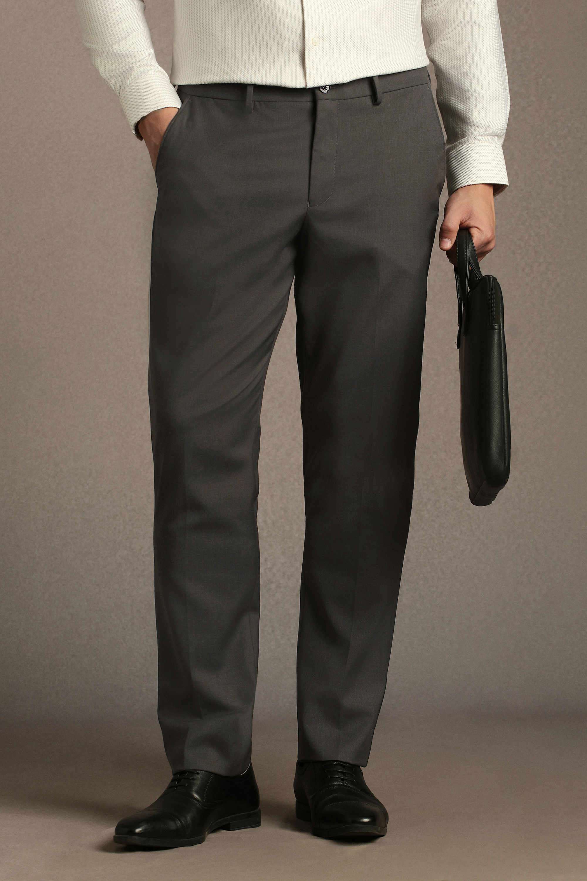 Textured-Blended-Fabric-Slim-Fit-Men-s-Formal-Trousers