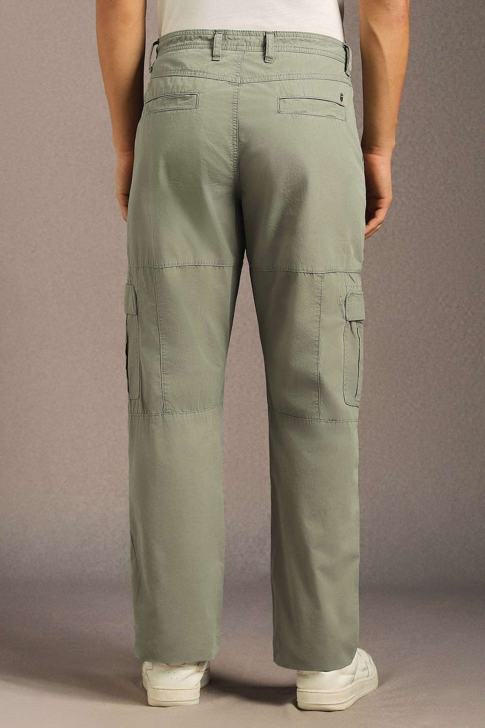 Solid-Cotton-Straight-Fit-Men-s-Trousers