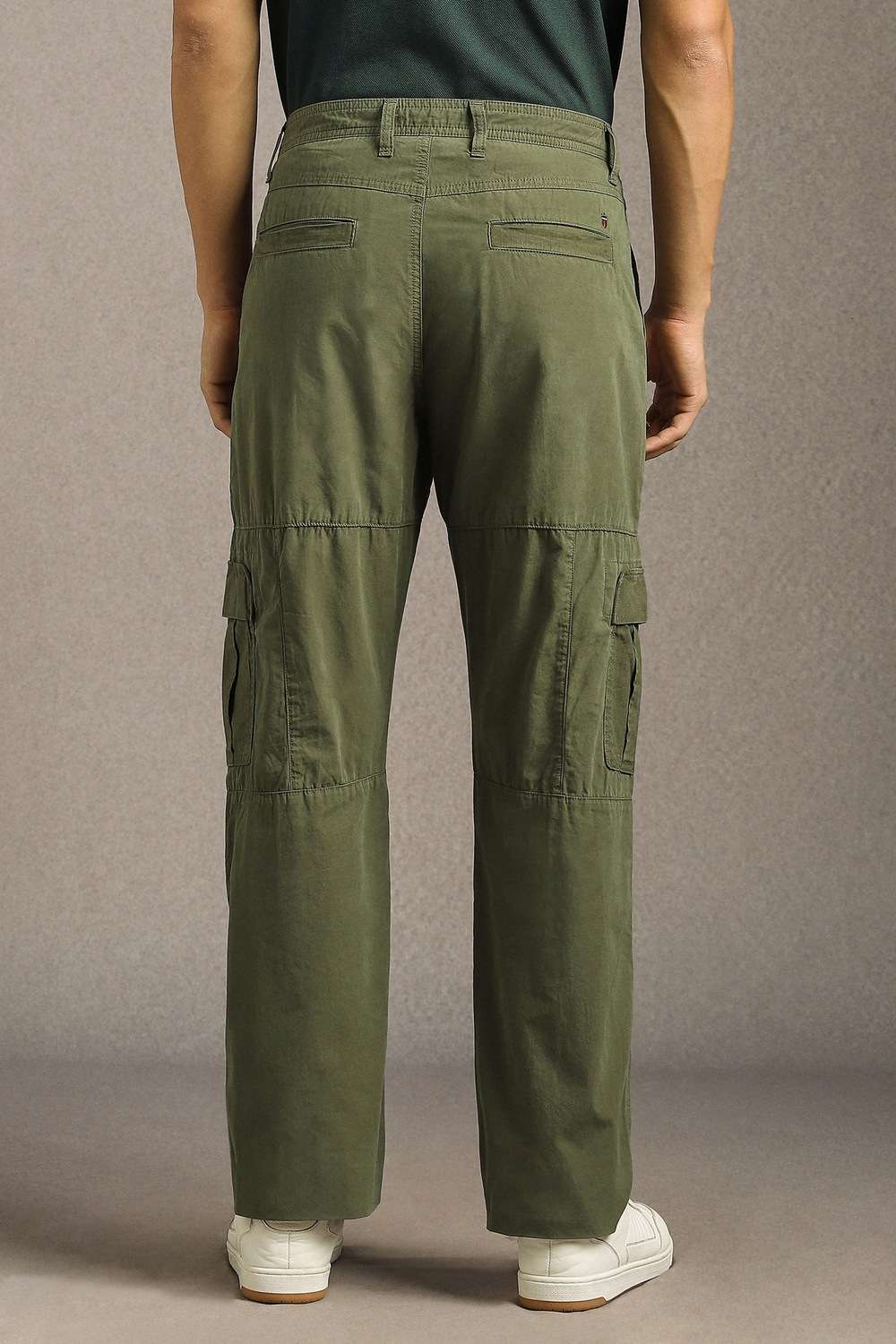 Solid-Cotton-Straight-Fit-Men-s-Trousers