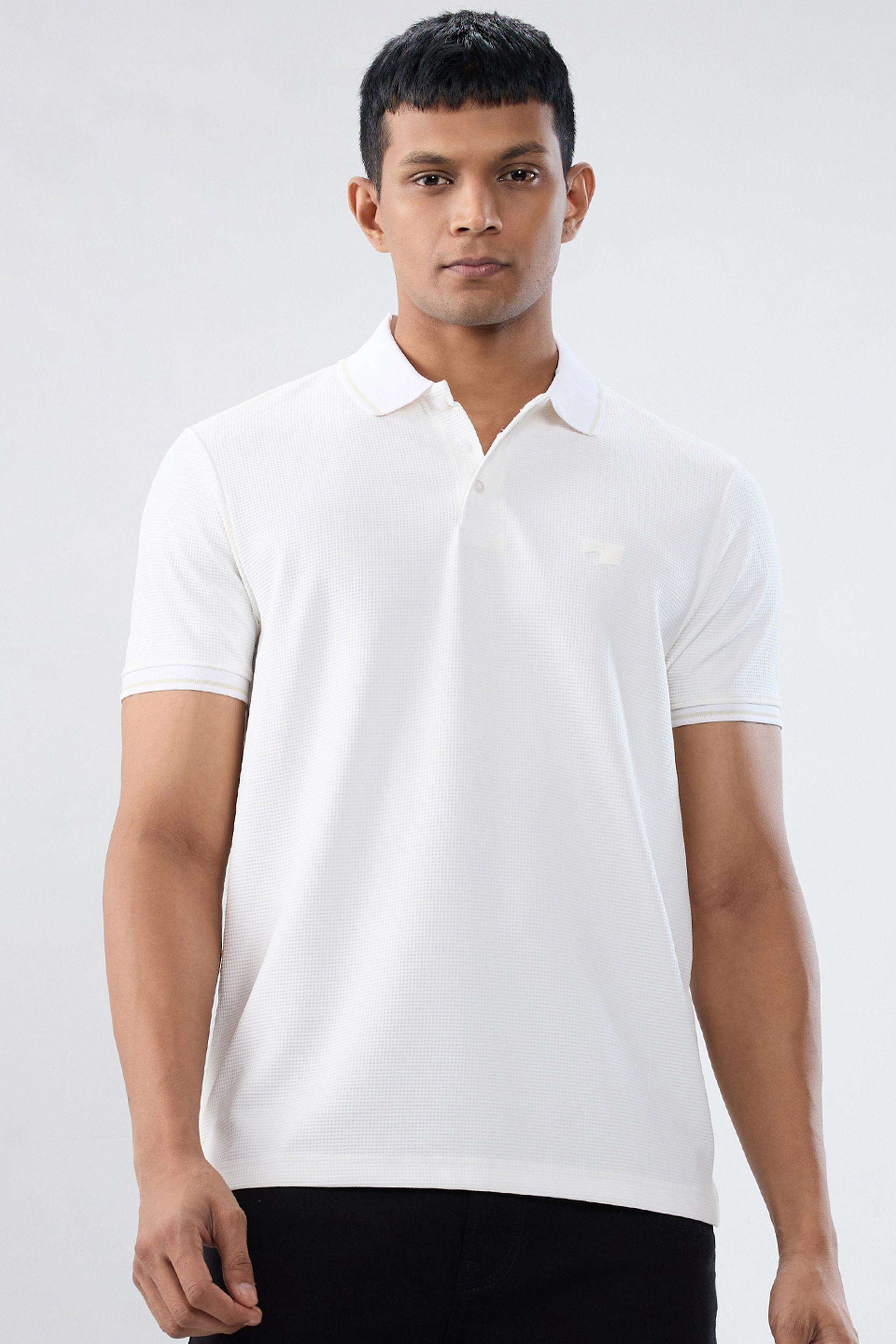 Solid-Cotton-Collared-Men-s-T-Shirt