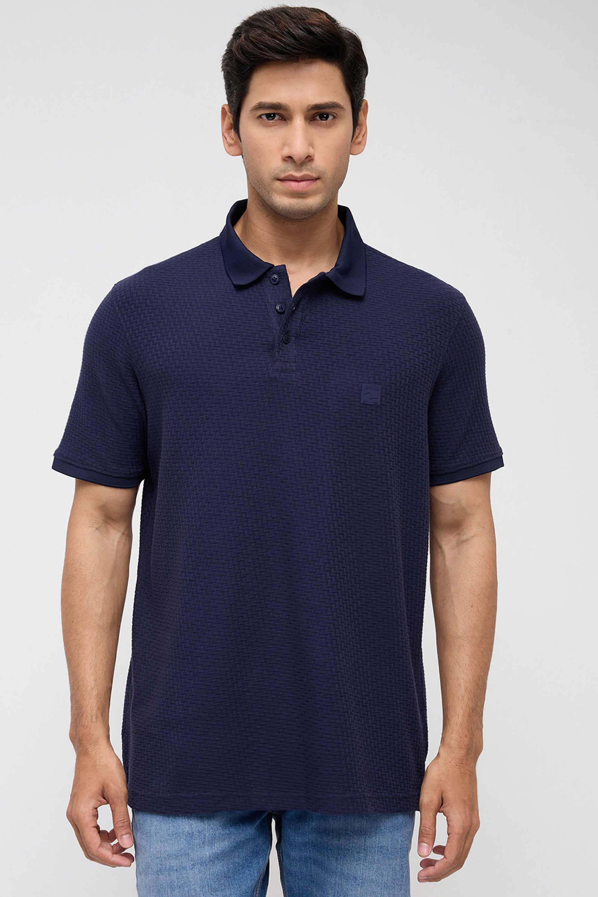Solid-Cotton-Slim-Fit-Men-s-T-Shirt