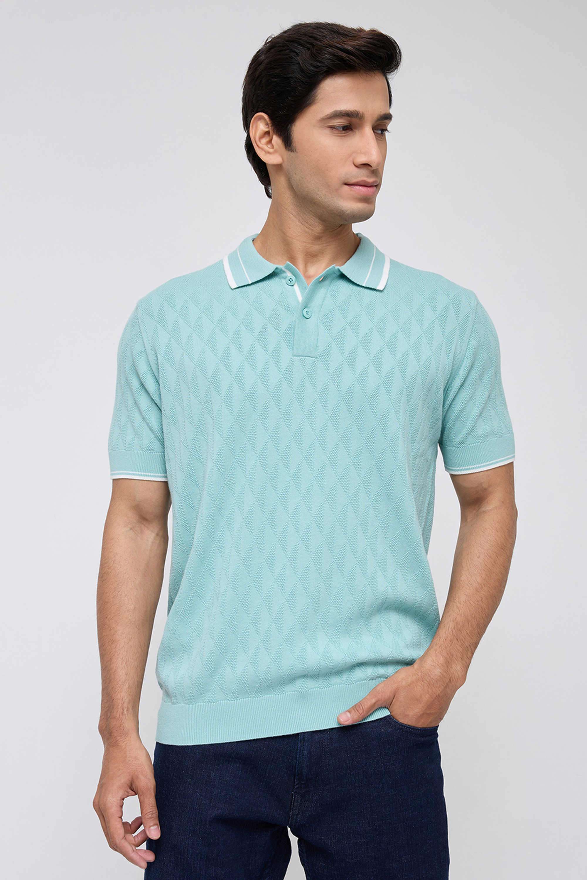 Solid-Cotton-Slim-Fit-Men-s-T-Shirt