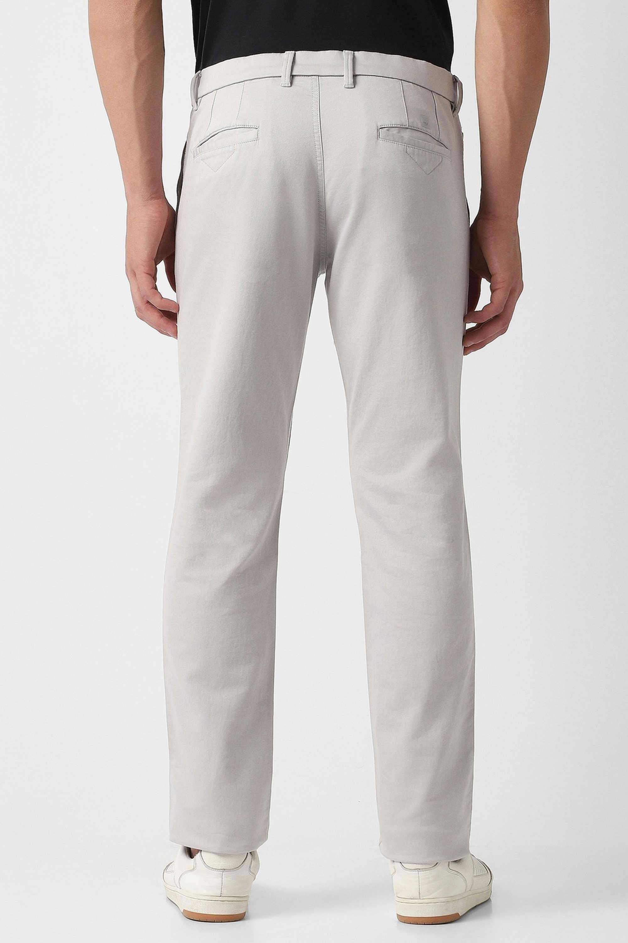Solid-Cotton-Blend-Slim-Fit-Men-s-Trousers