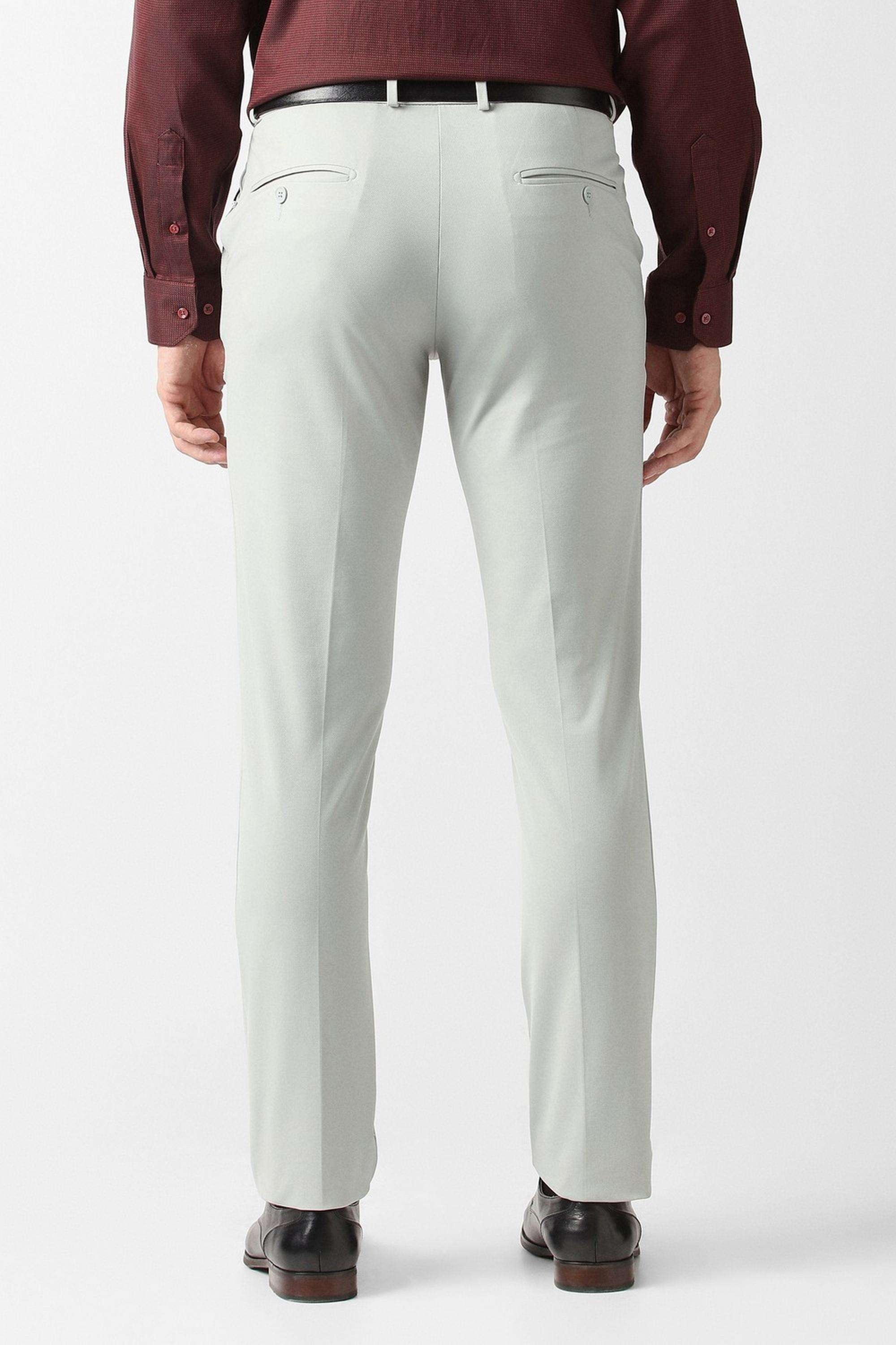 Textured-Nylon-Terry-Super-Slim-Fit-Men-s-Formal-Trousers