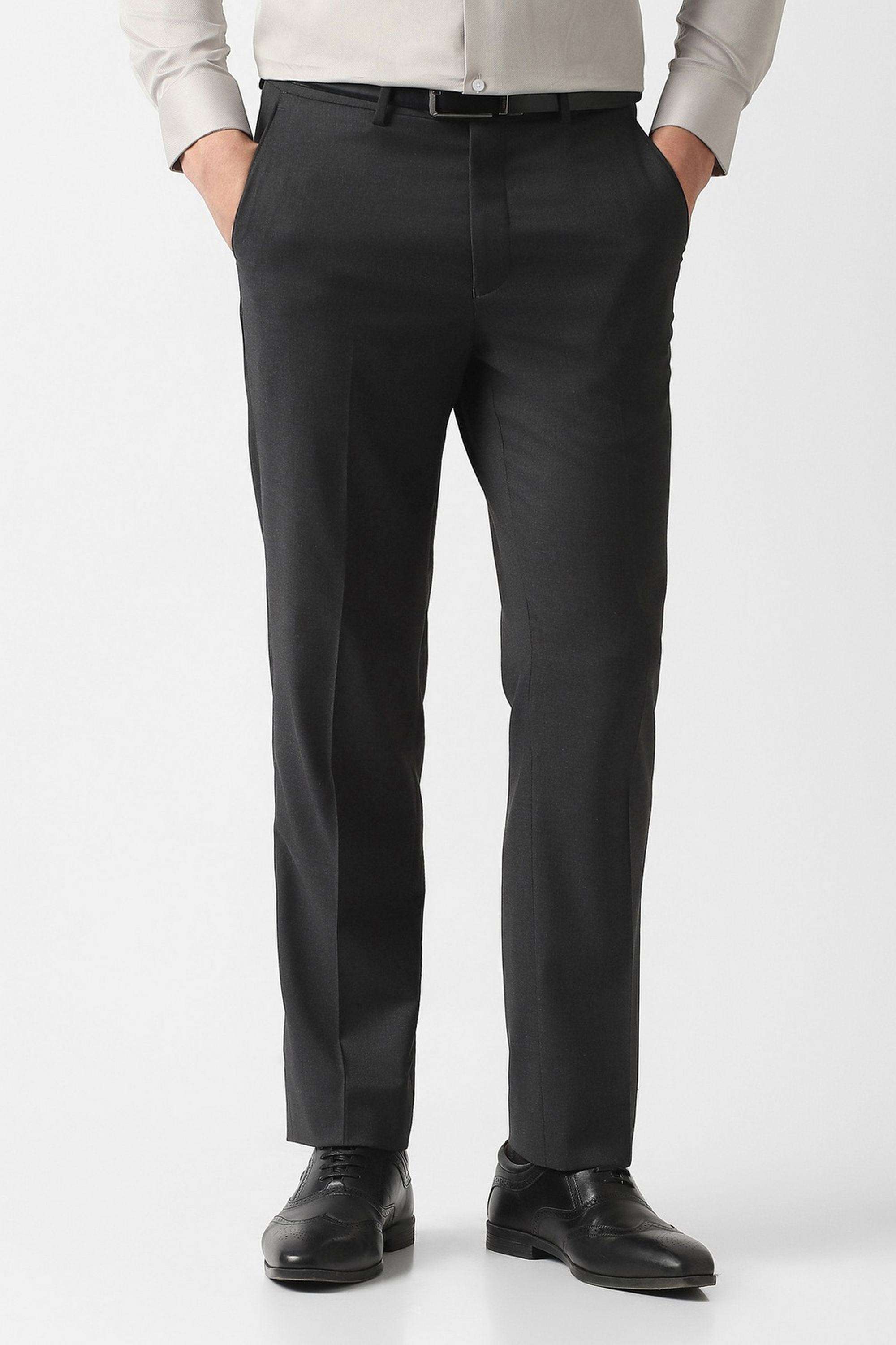 Textured-Polyester-Viscose-Regular-Fit-Men-s-Formal-Trousers