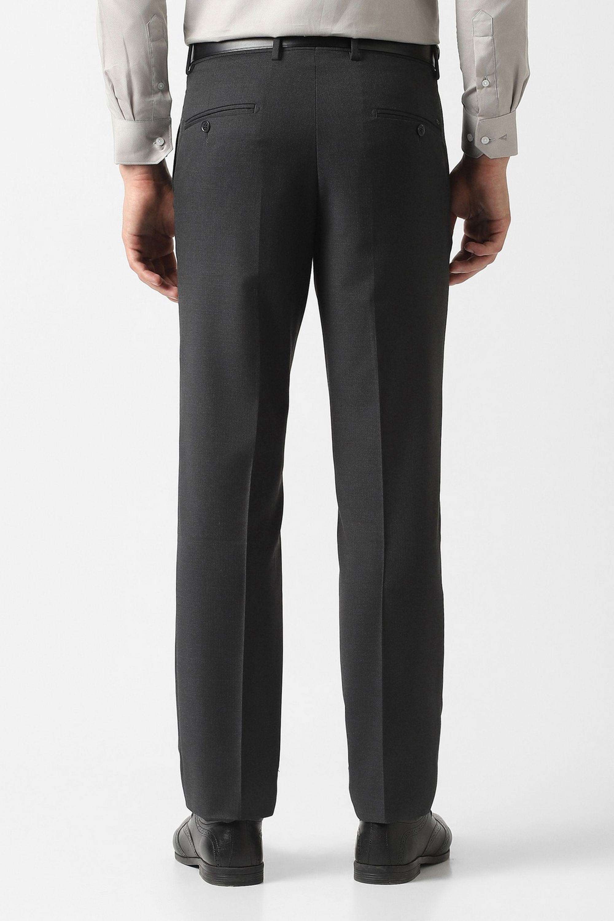 Textured-Polyester-Viscose-Regular-Fit-Men-s-Formal-Trousers