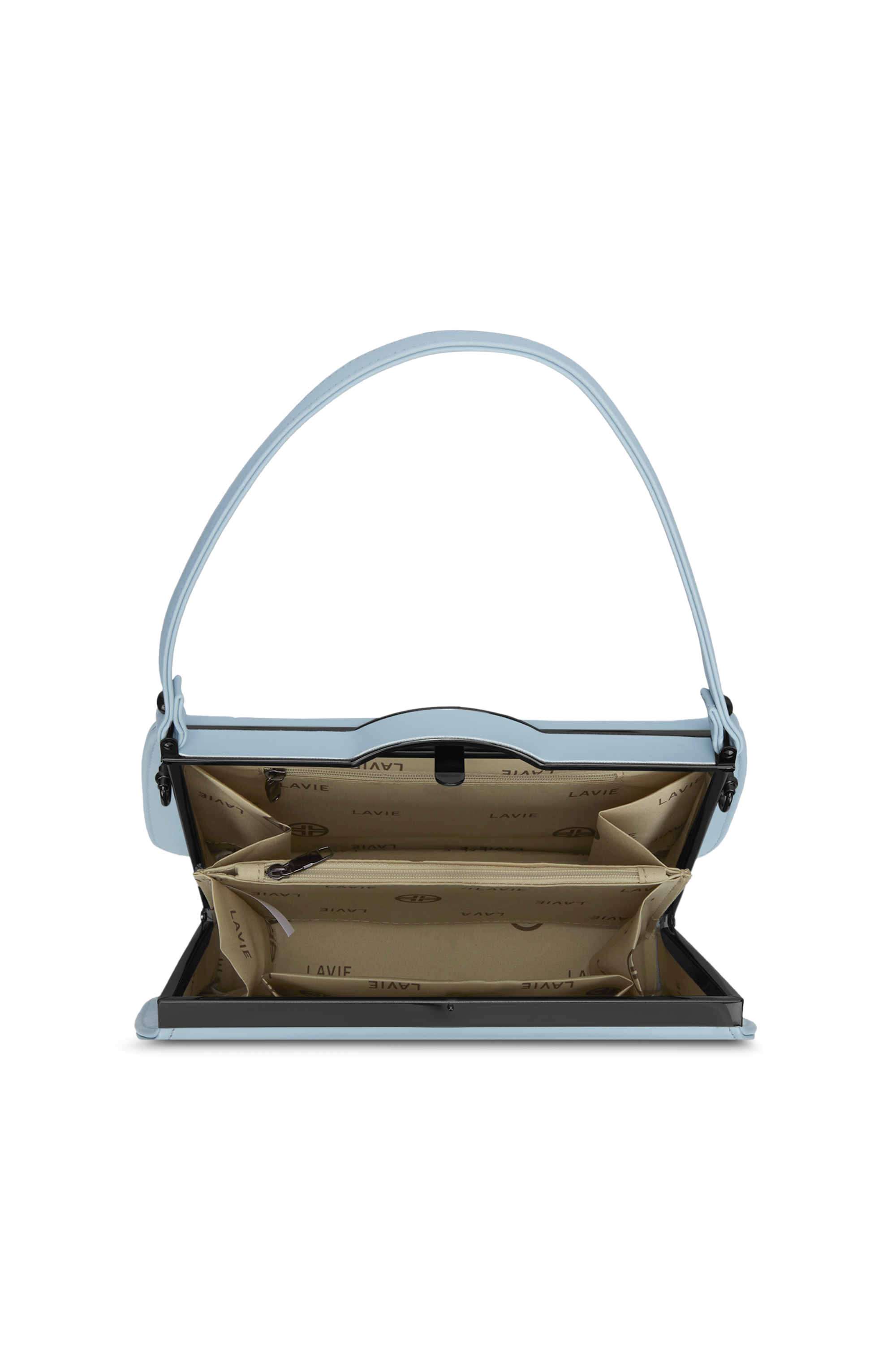 Buy Lavie blue Twisted Clasp Synthetic Women Party Wear Satchel